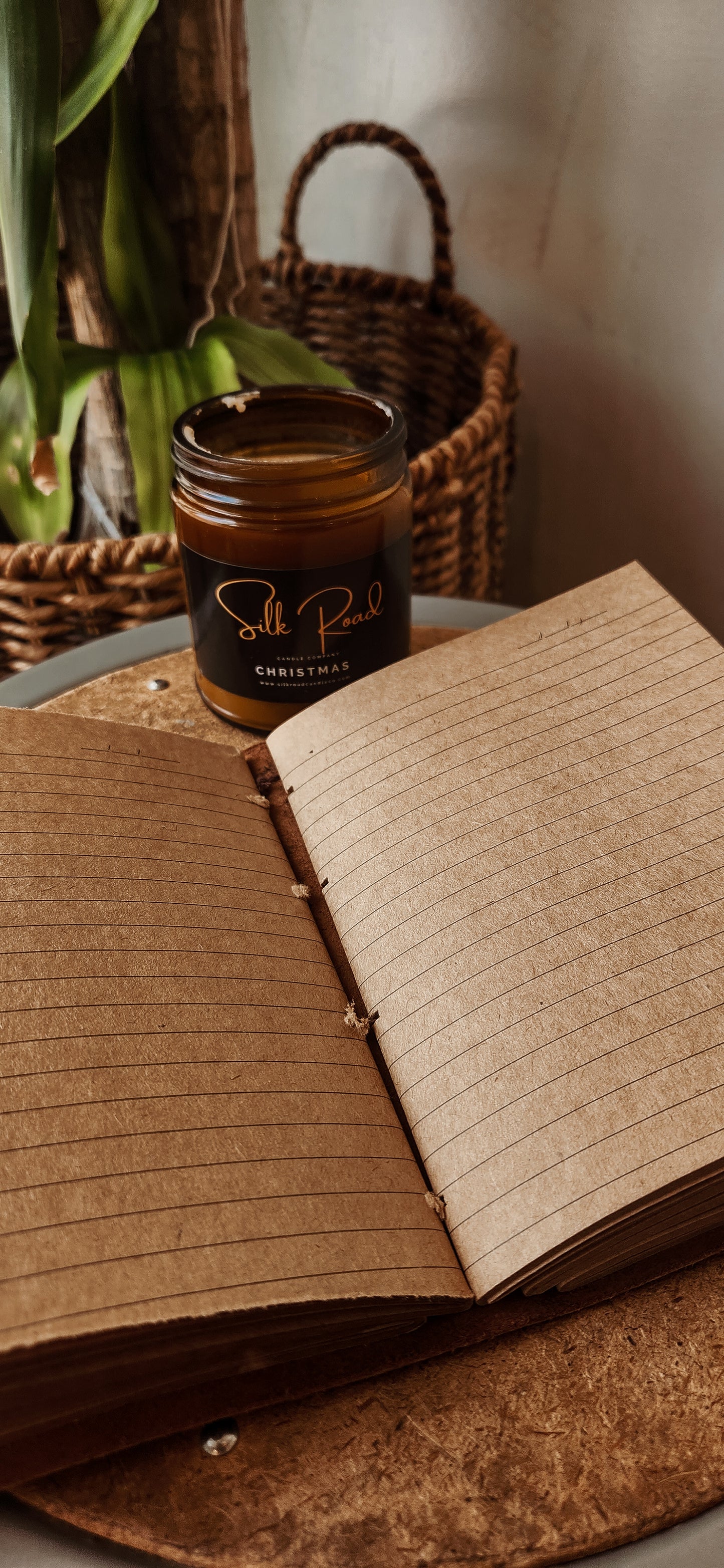 The patch leather journal & Sketchbook