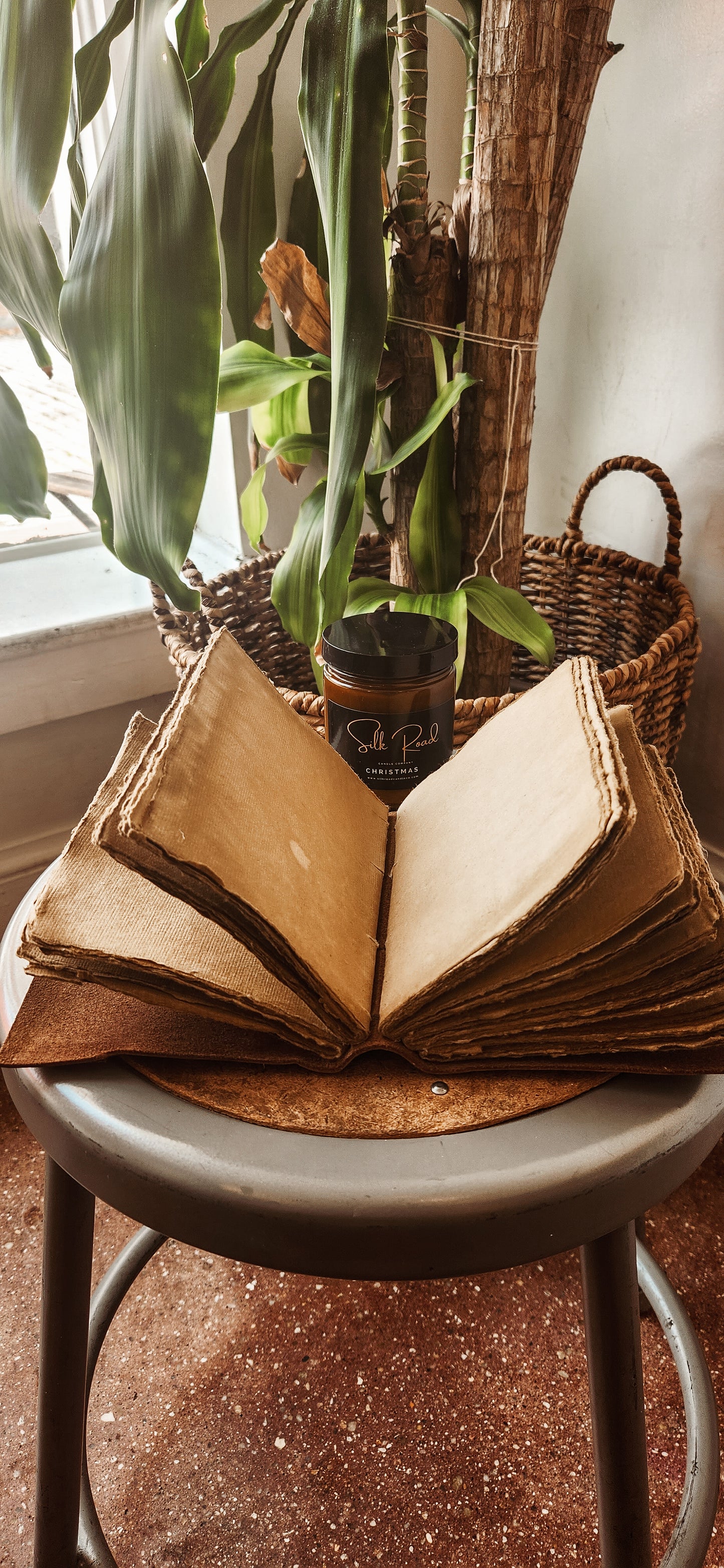 Deep in the forest Antique leather journal & Sketchbook