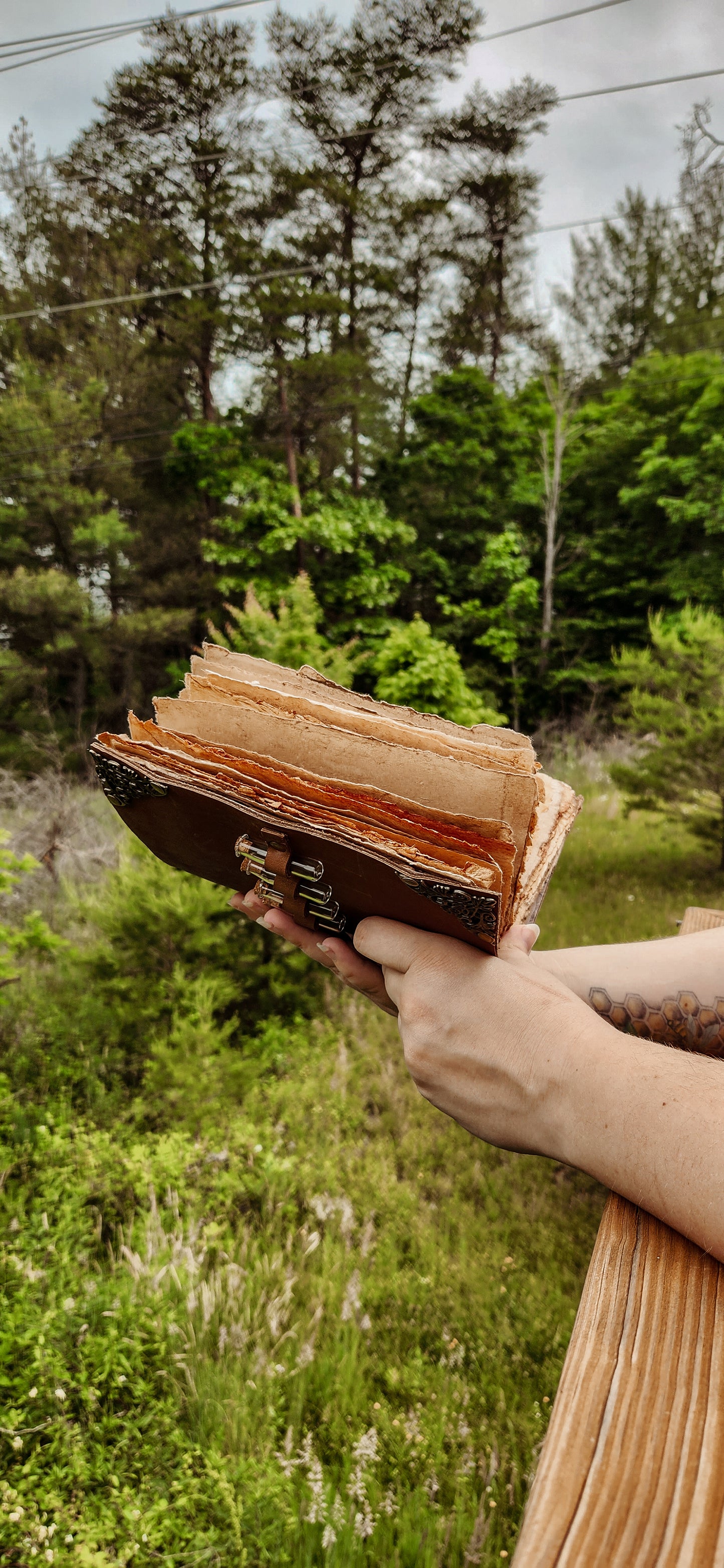 The Alchemy Grimoire leather Journal & sketchbook