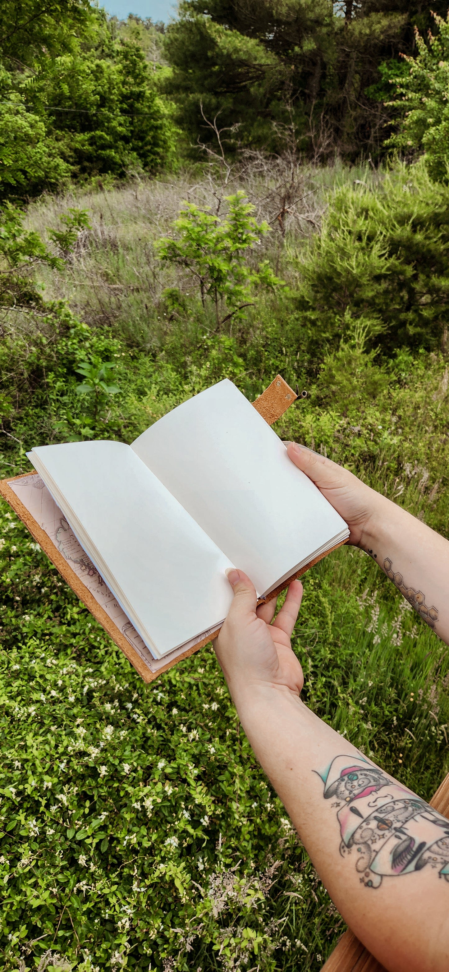 Book of Travels leather Journal