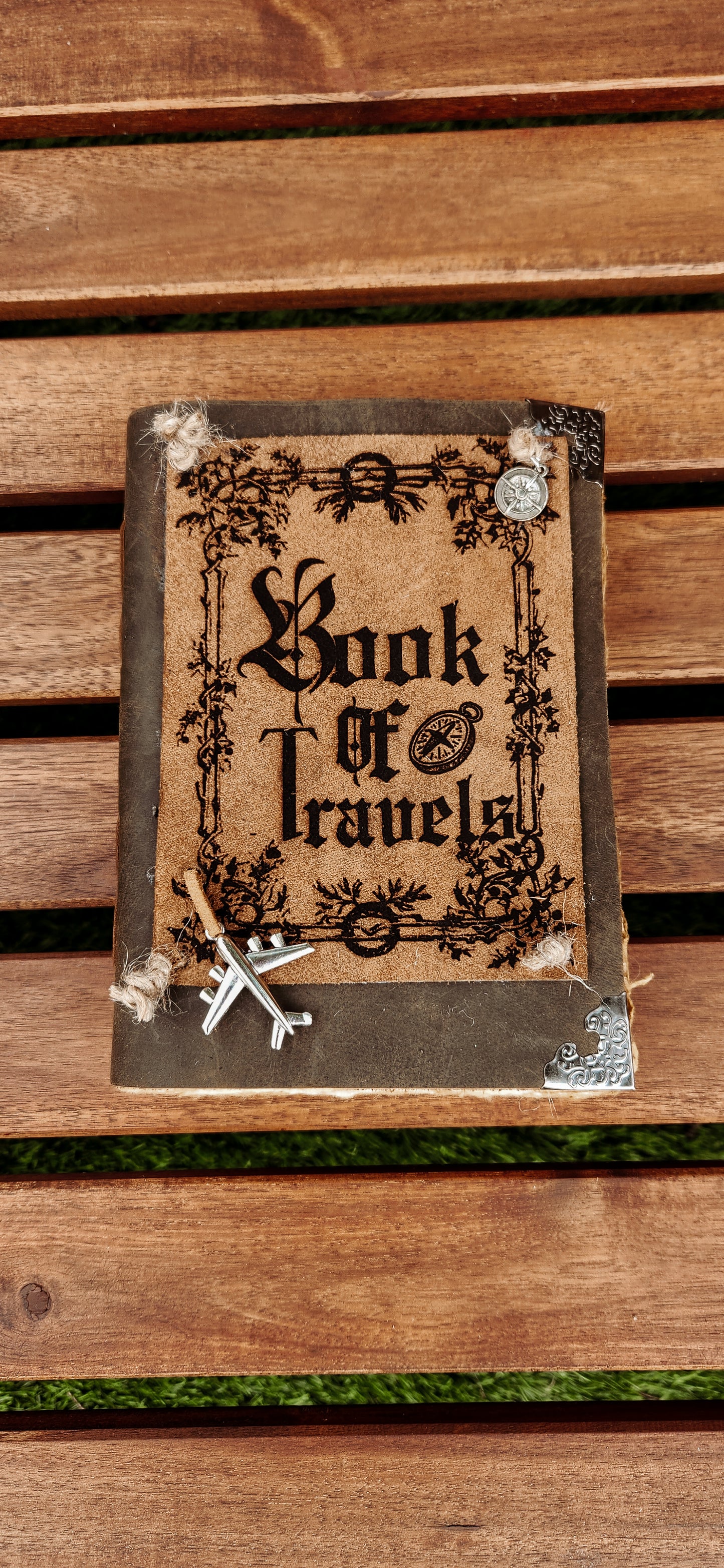 Book of Travels leather journal