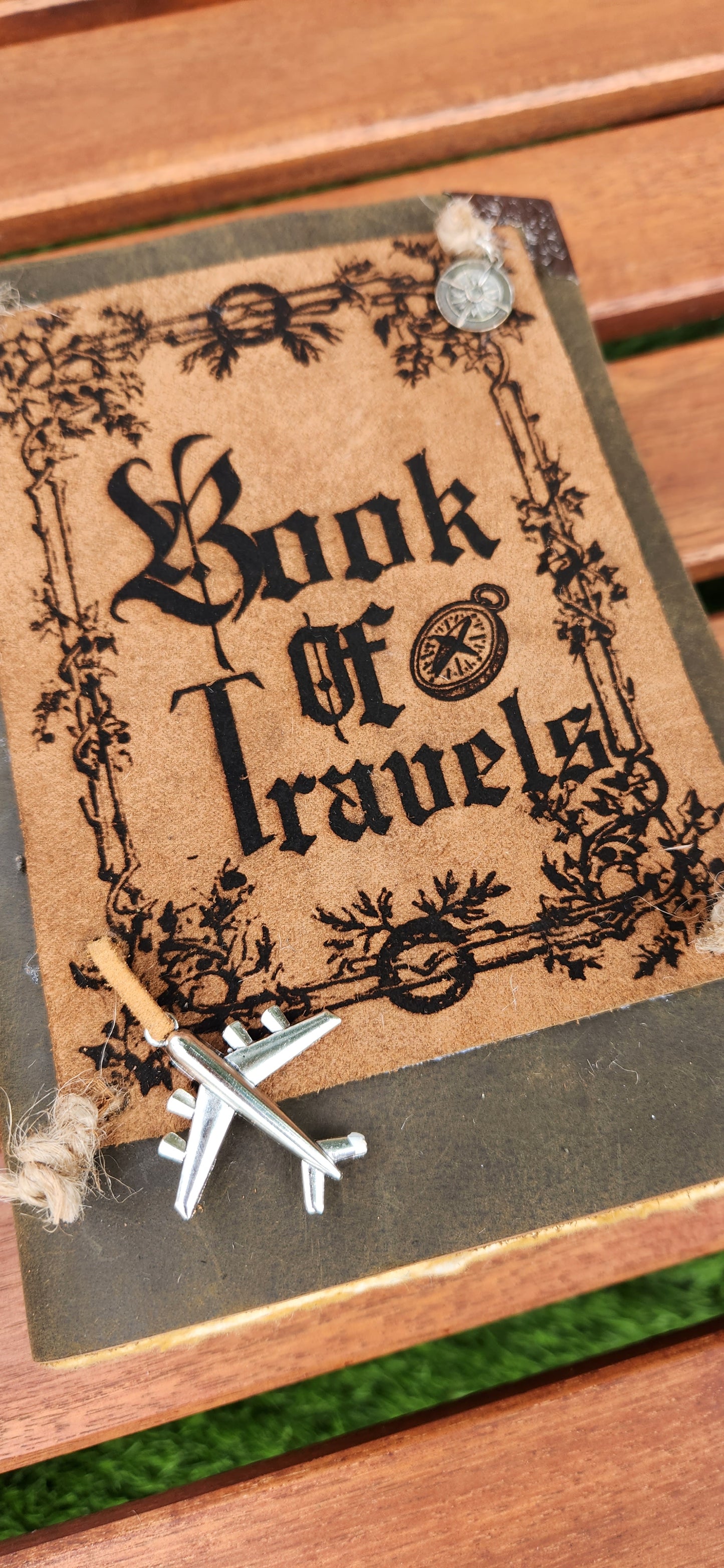 Book of Travels leather journal