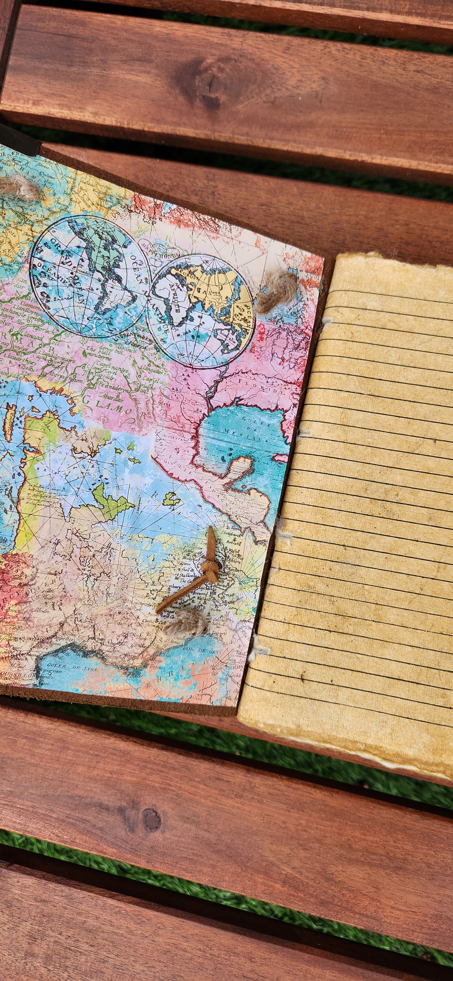 Book of Travels leather journal