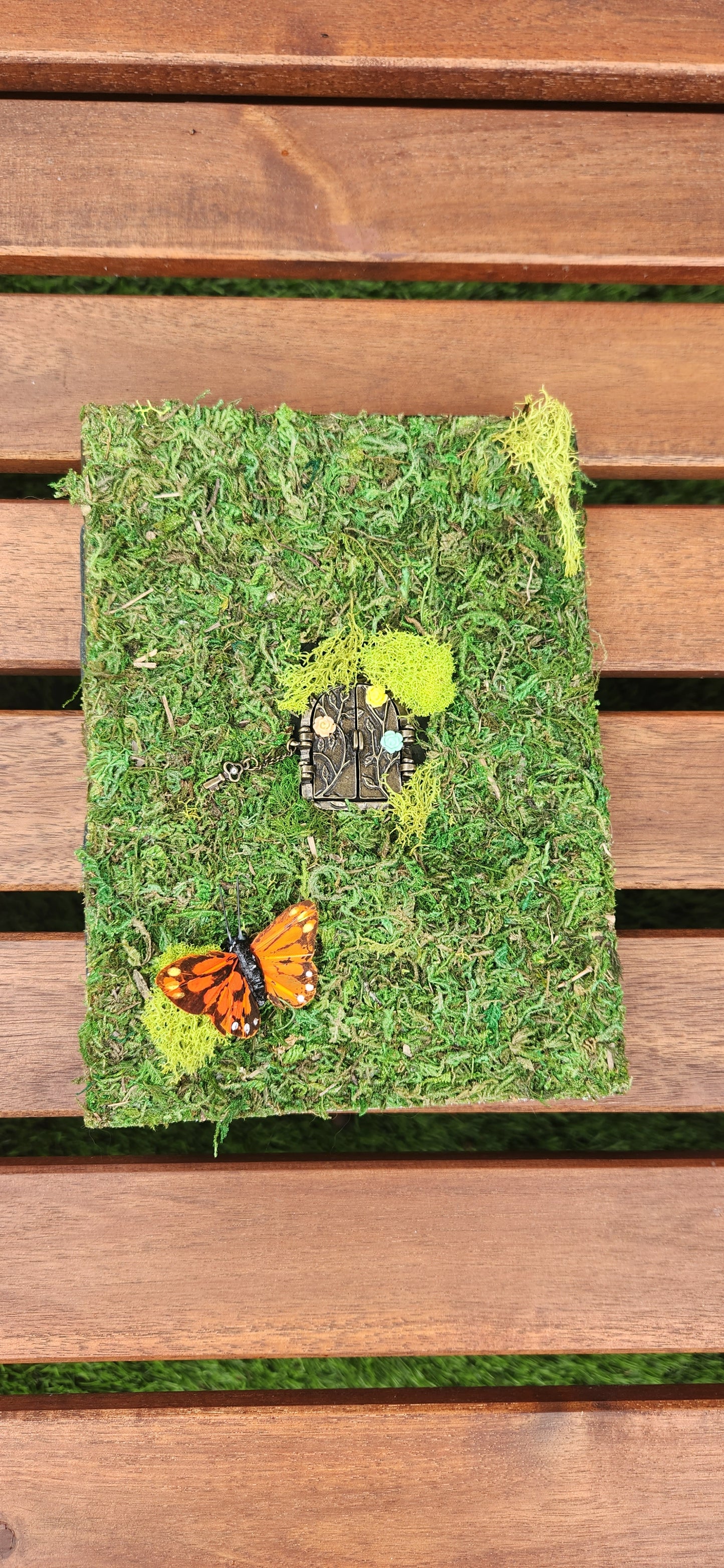 Fairy door leather journal & sketchbook