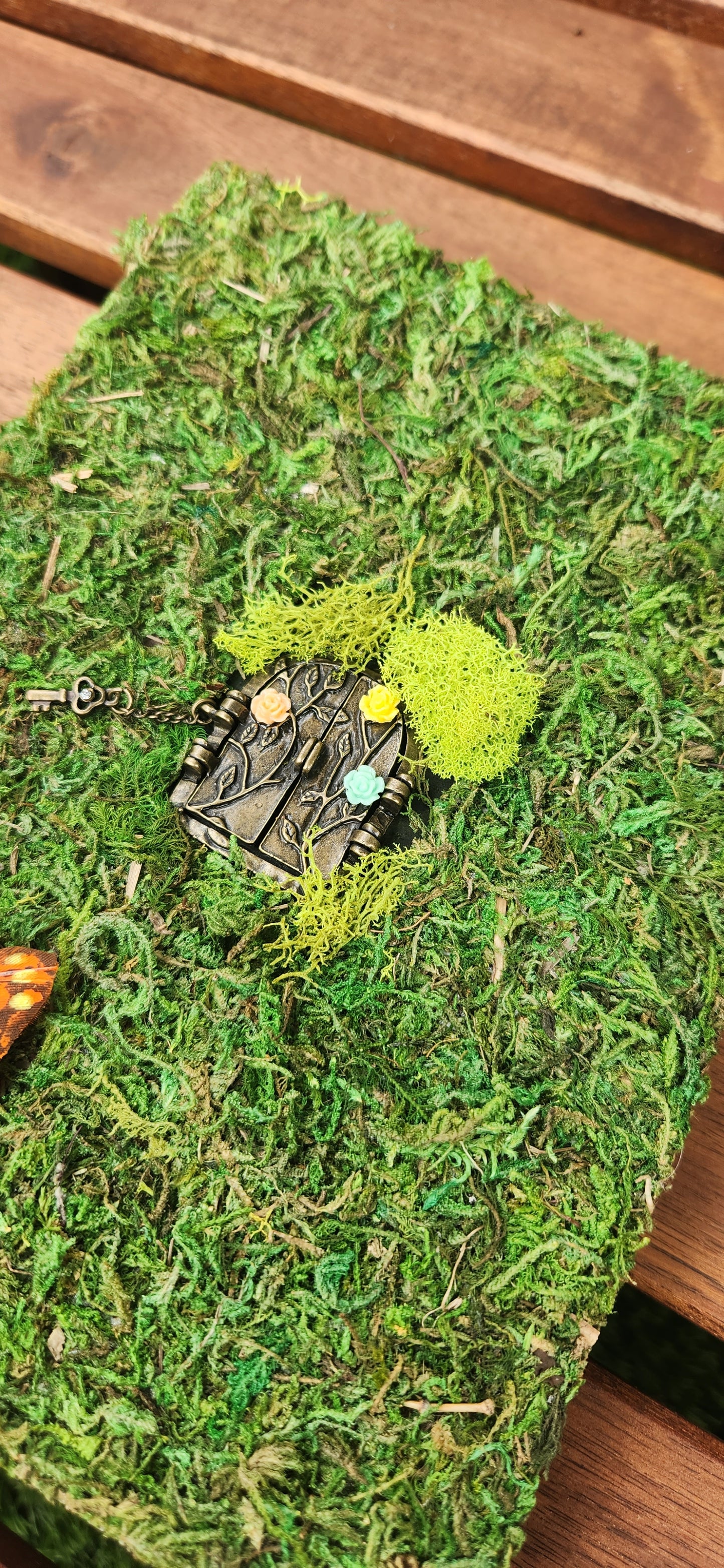 Fairy door leather journal & sketchbook