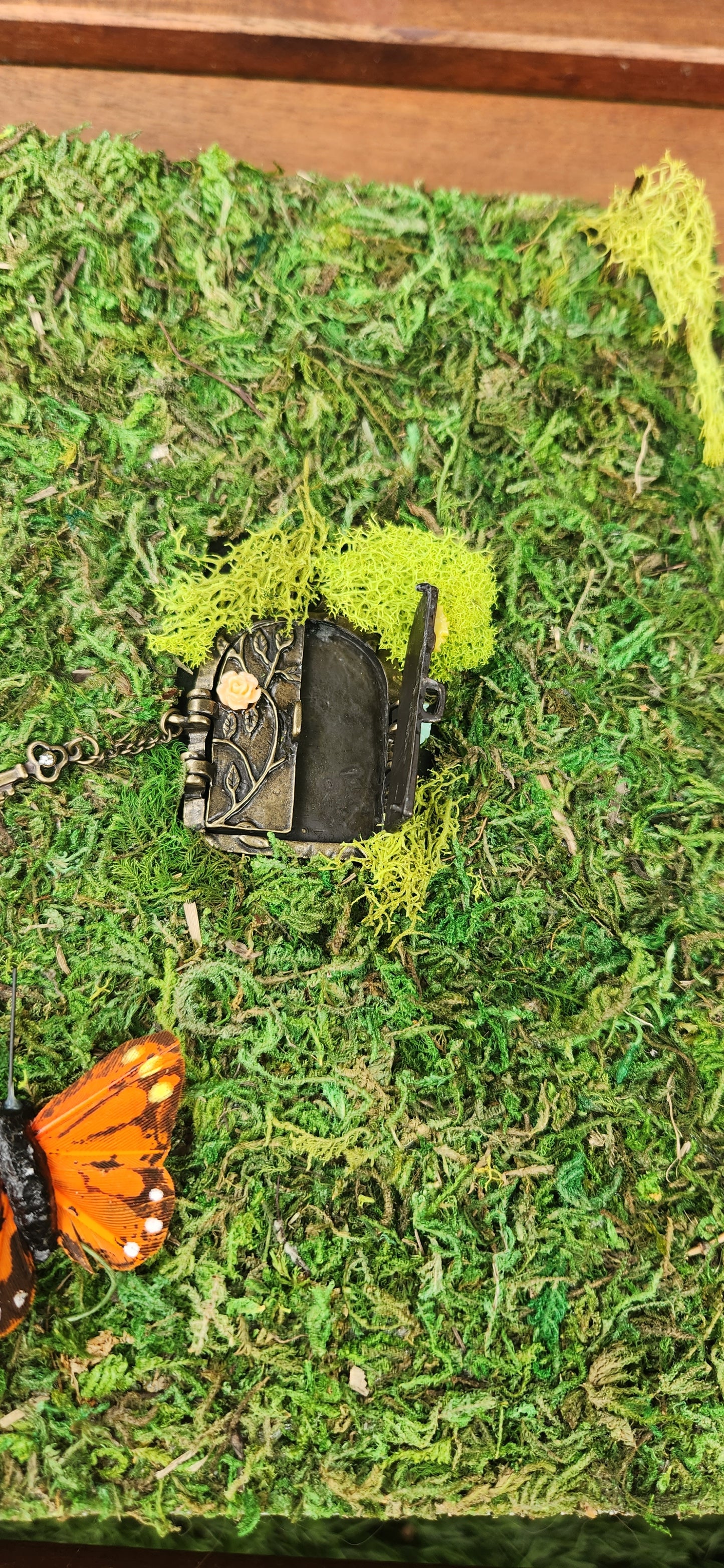 Fairy door leather journal & sketchbook