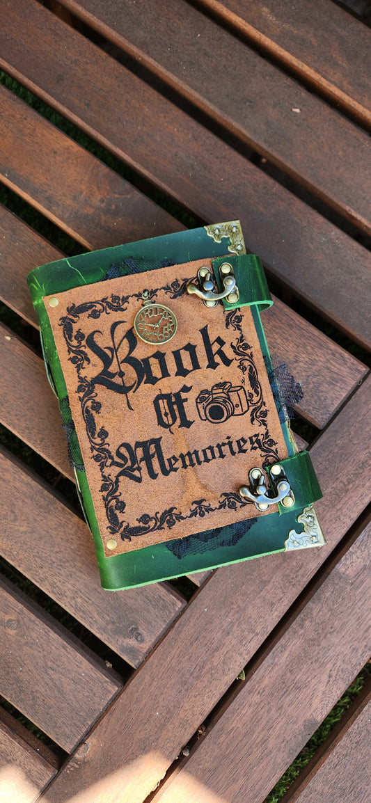 Book of memories leather journal