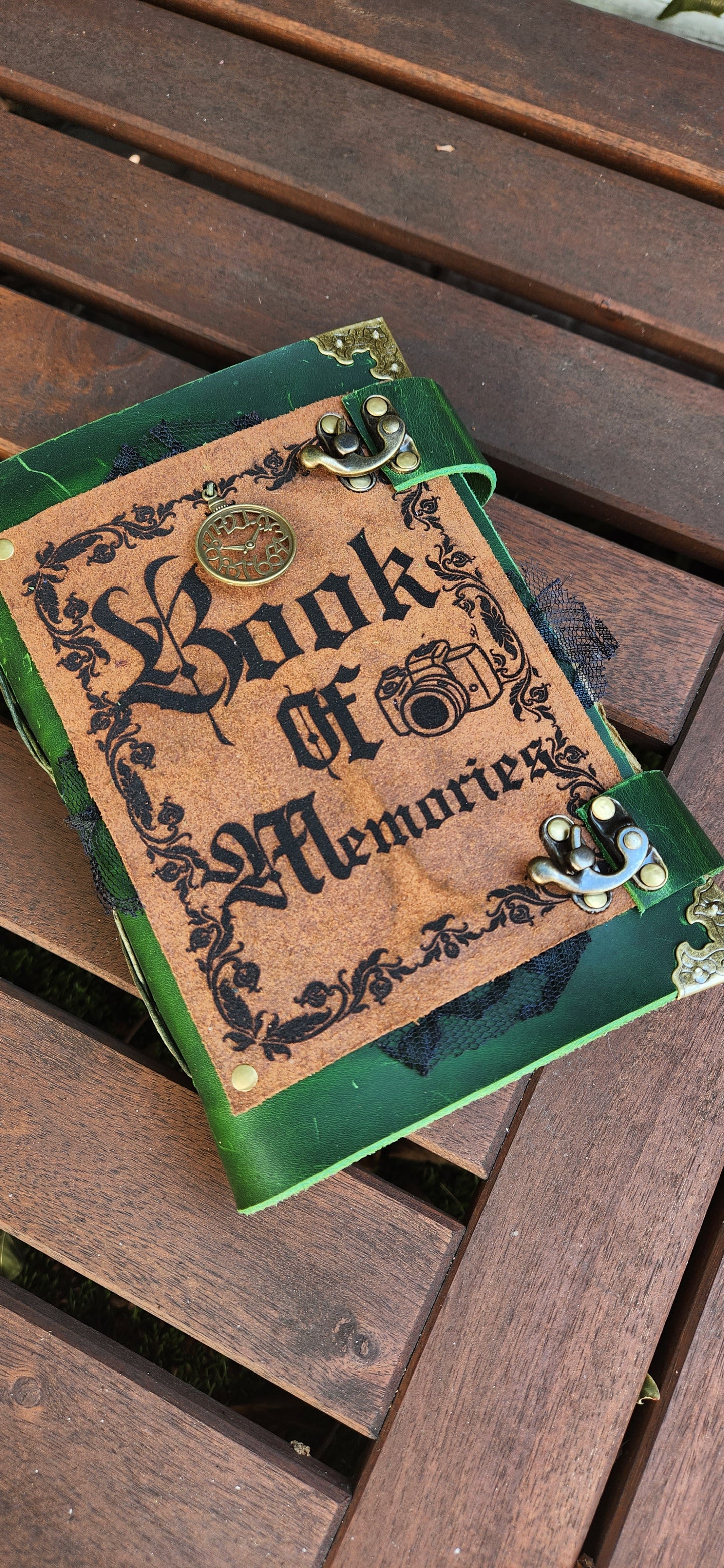Book of memories leather journal
