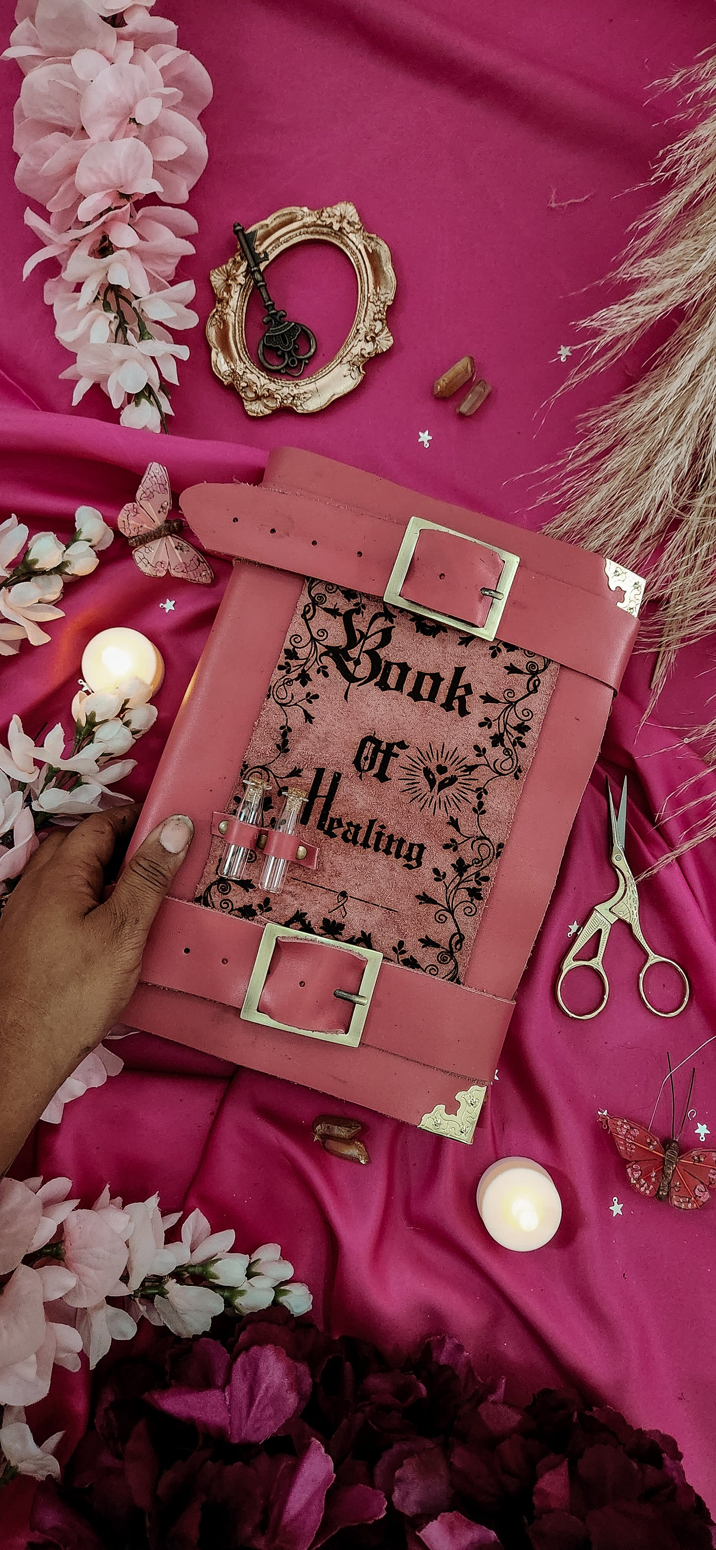 Book of Healing leather journal & sketchbook