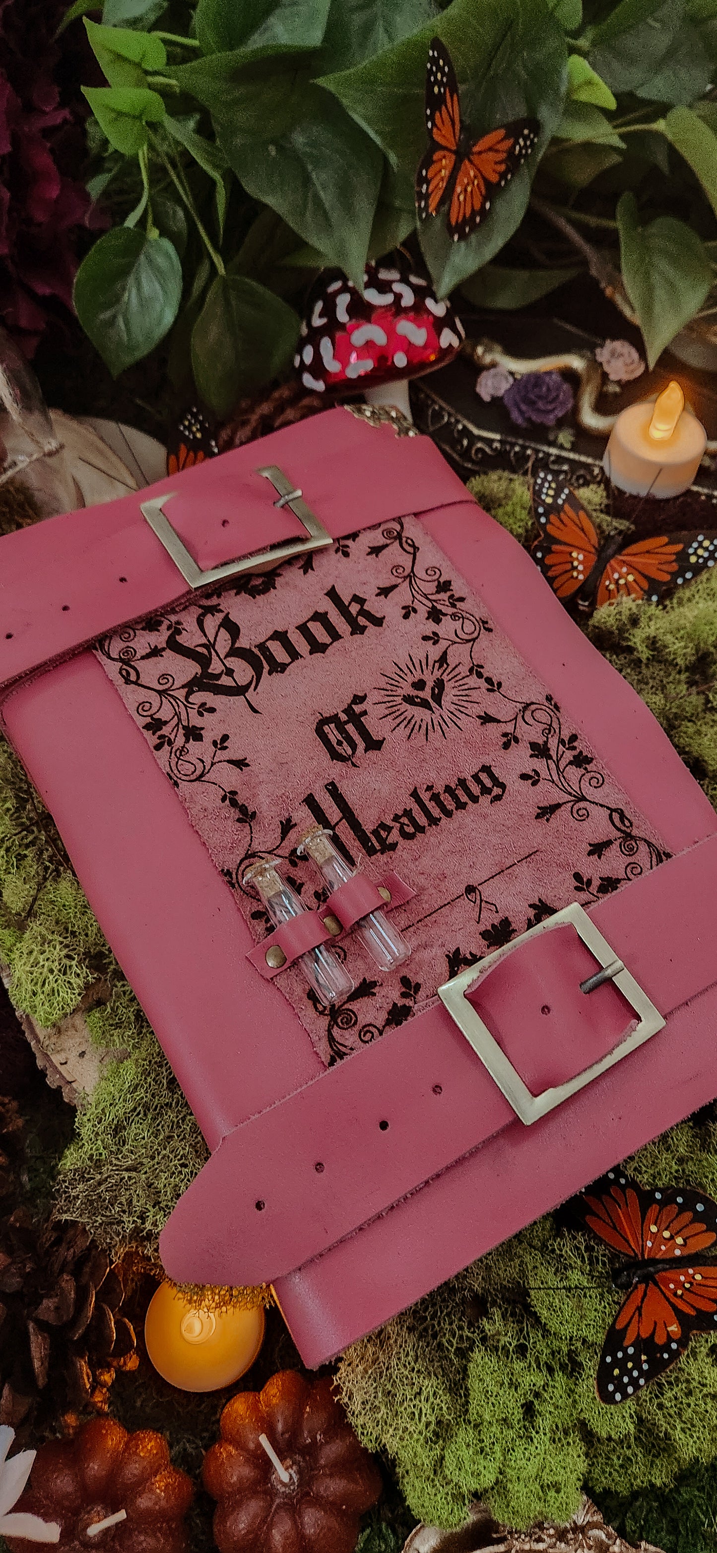 Book of Healing leather journal & sketchbook