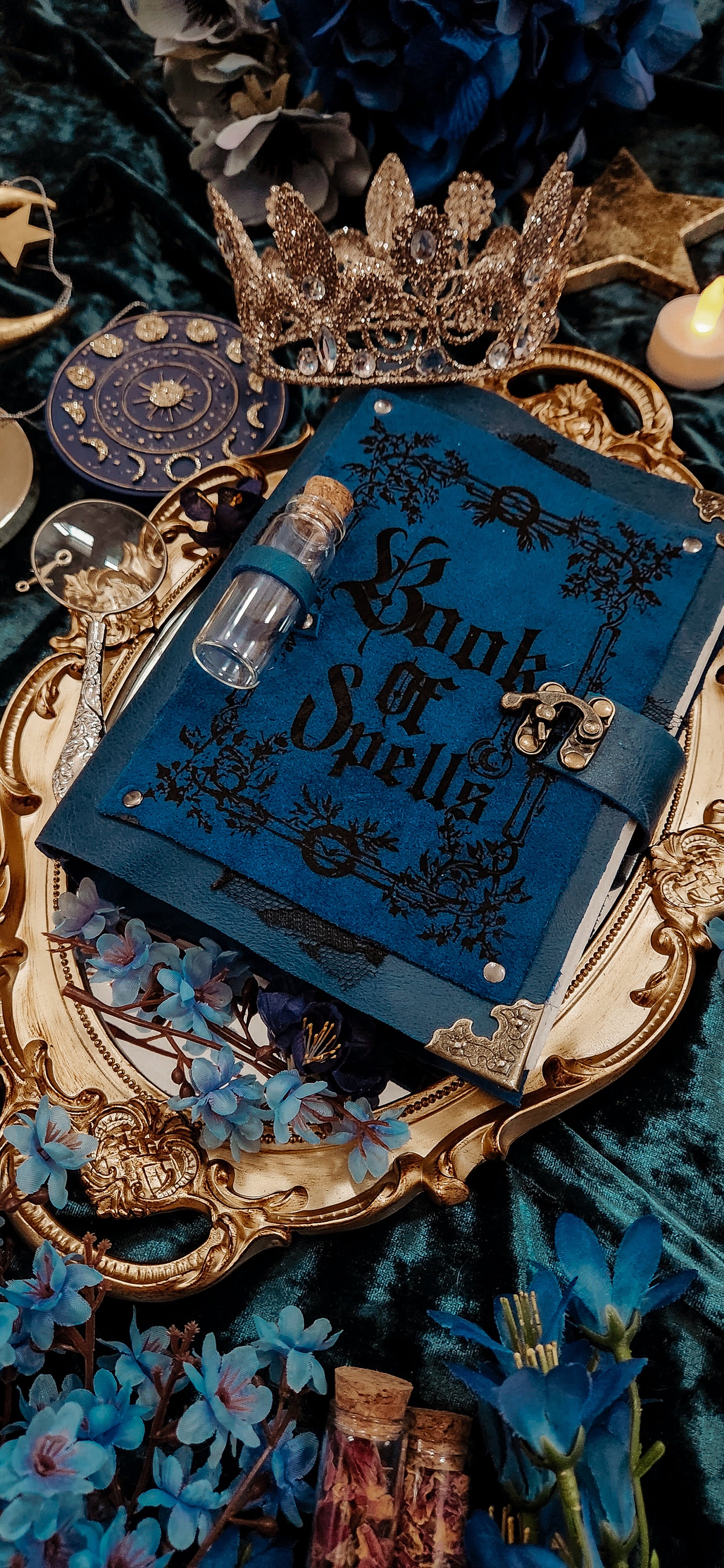 Book of spells leather journal & sketchbook