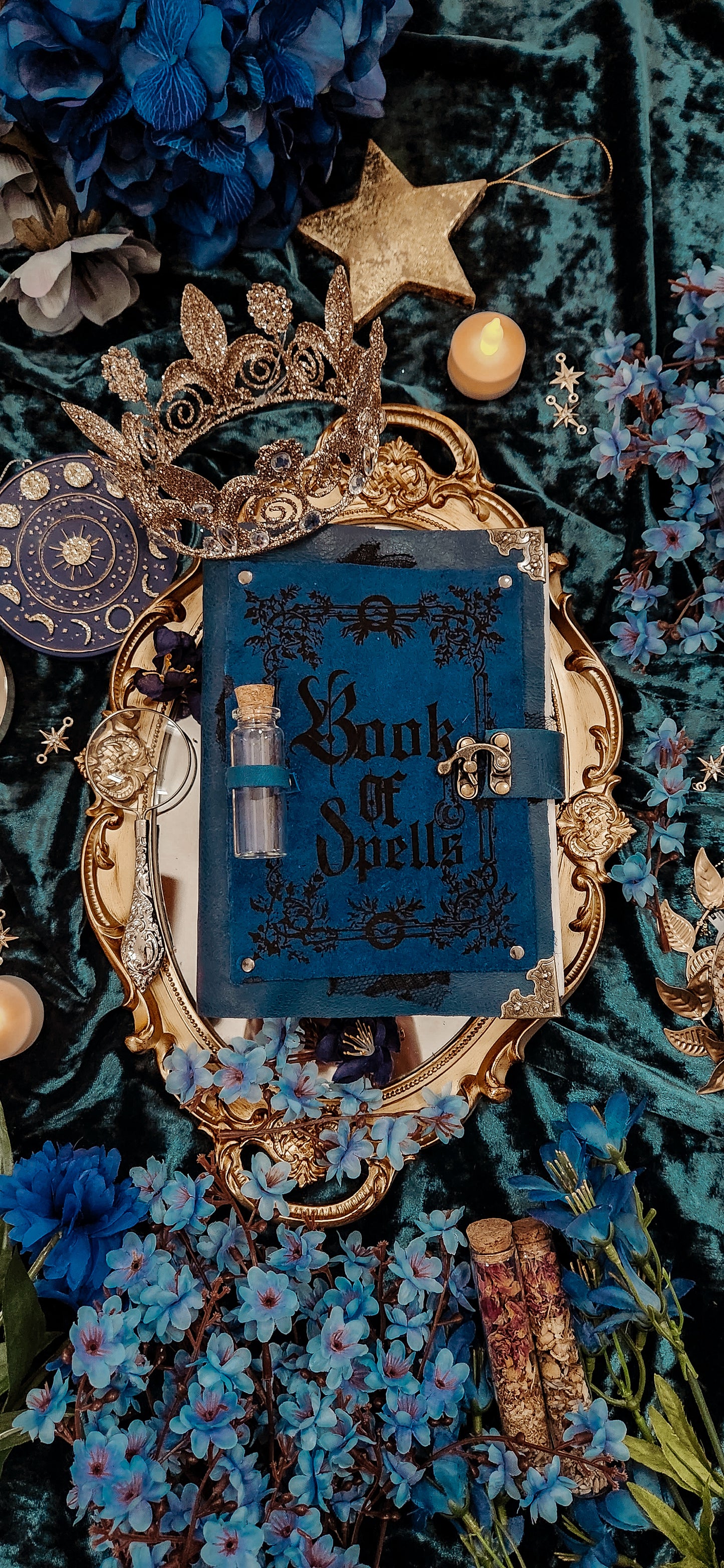 Book of spells leather journal & sketchbook