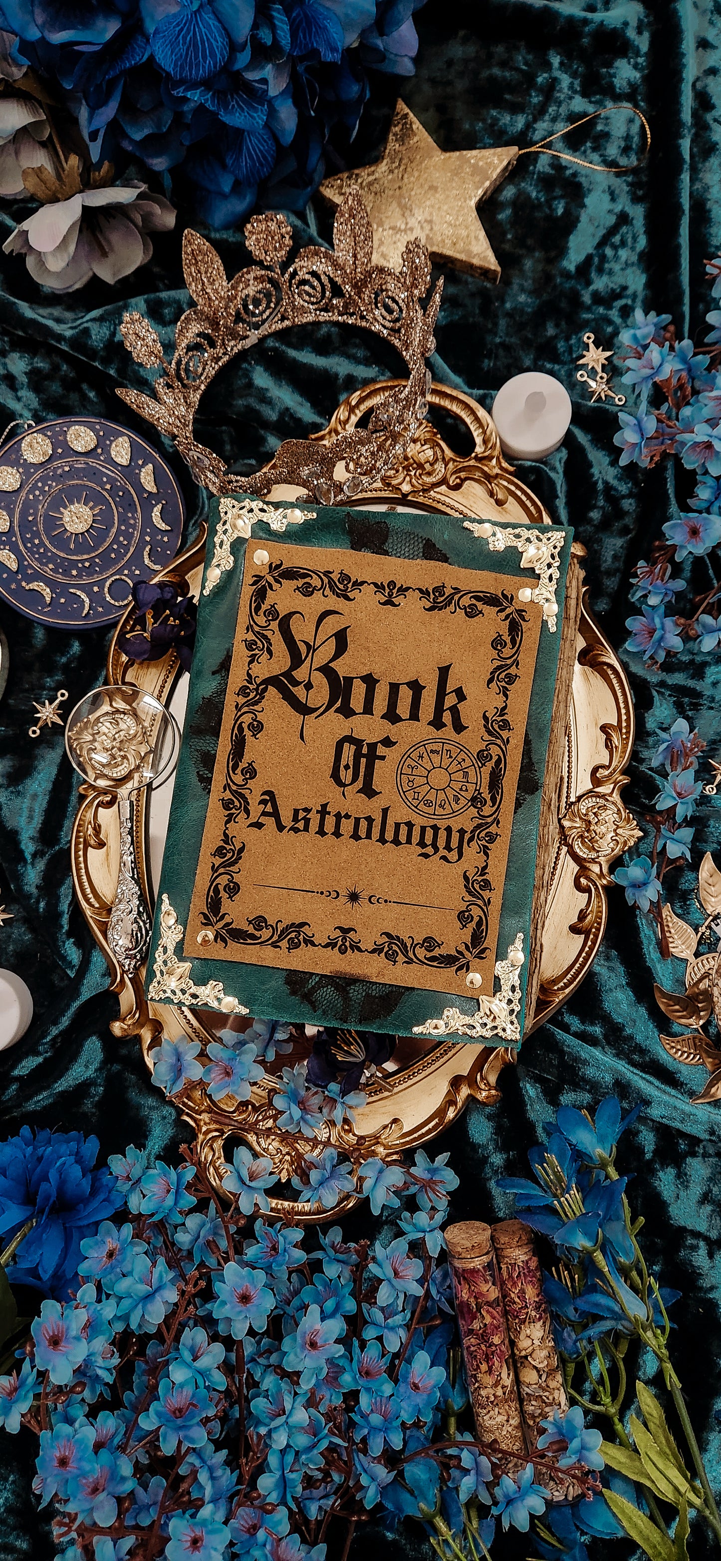Book of Astrology leather journal & sketchbook