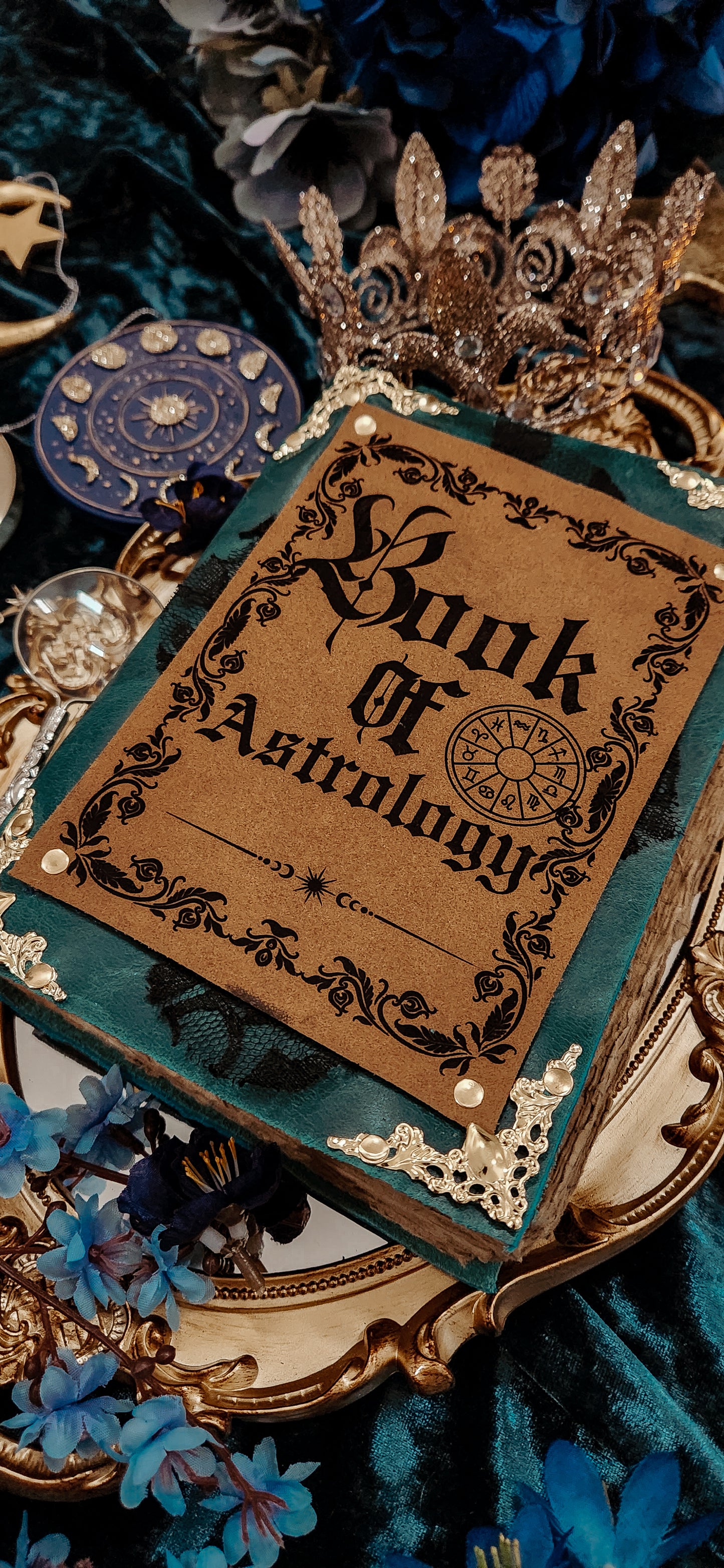 Book of Astrology leather journal & sketchbook