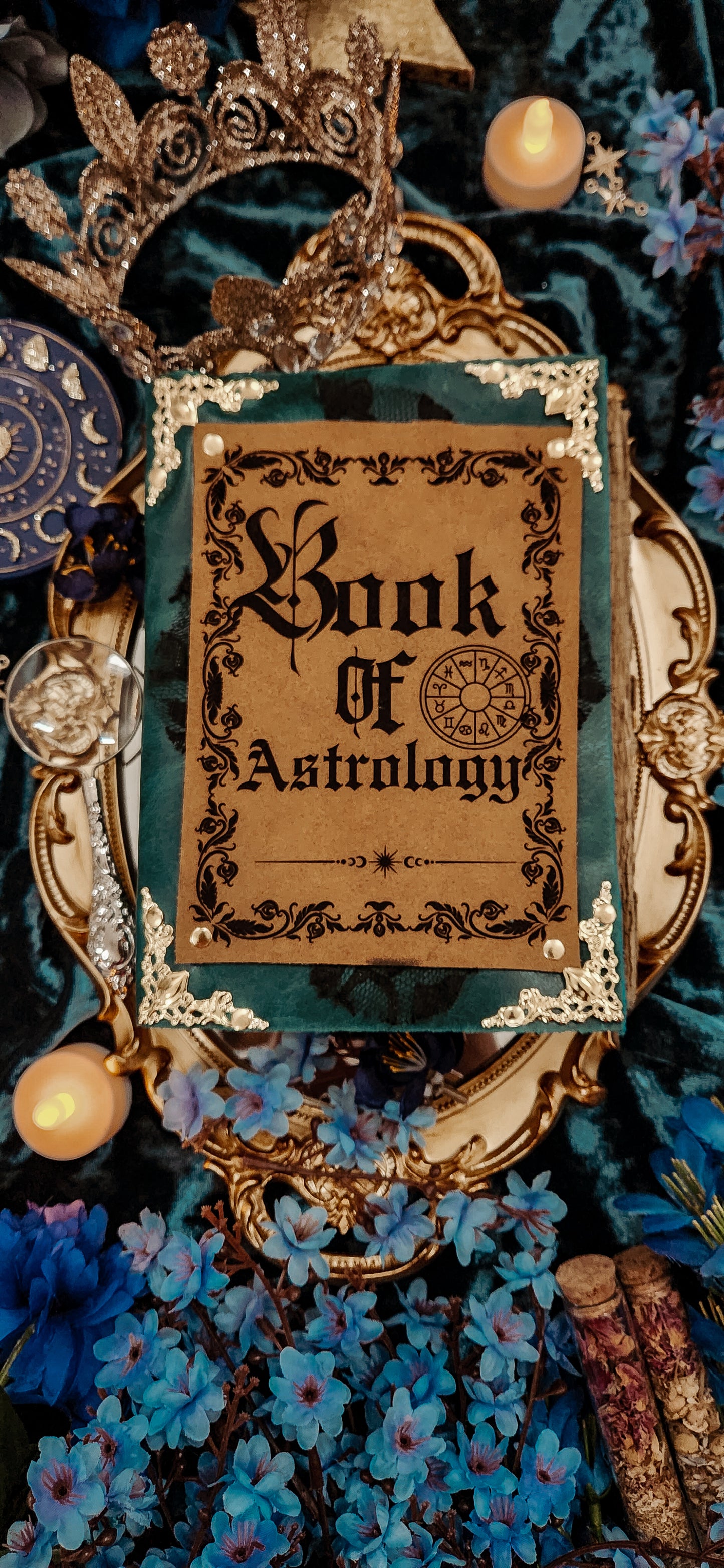 Book of Astrology leather journal & sketchbook