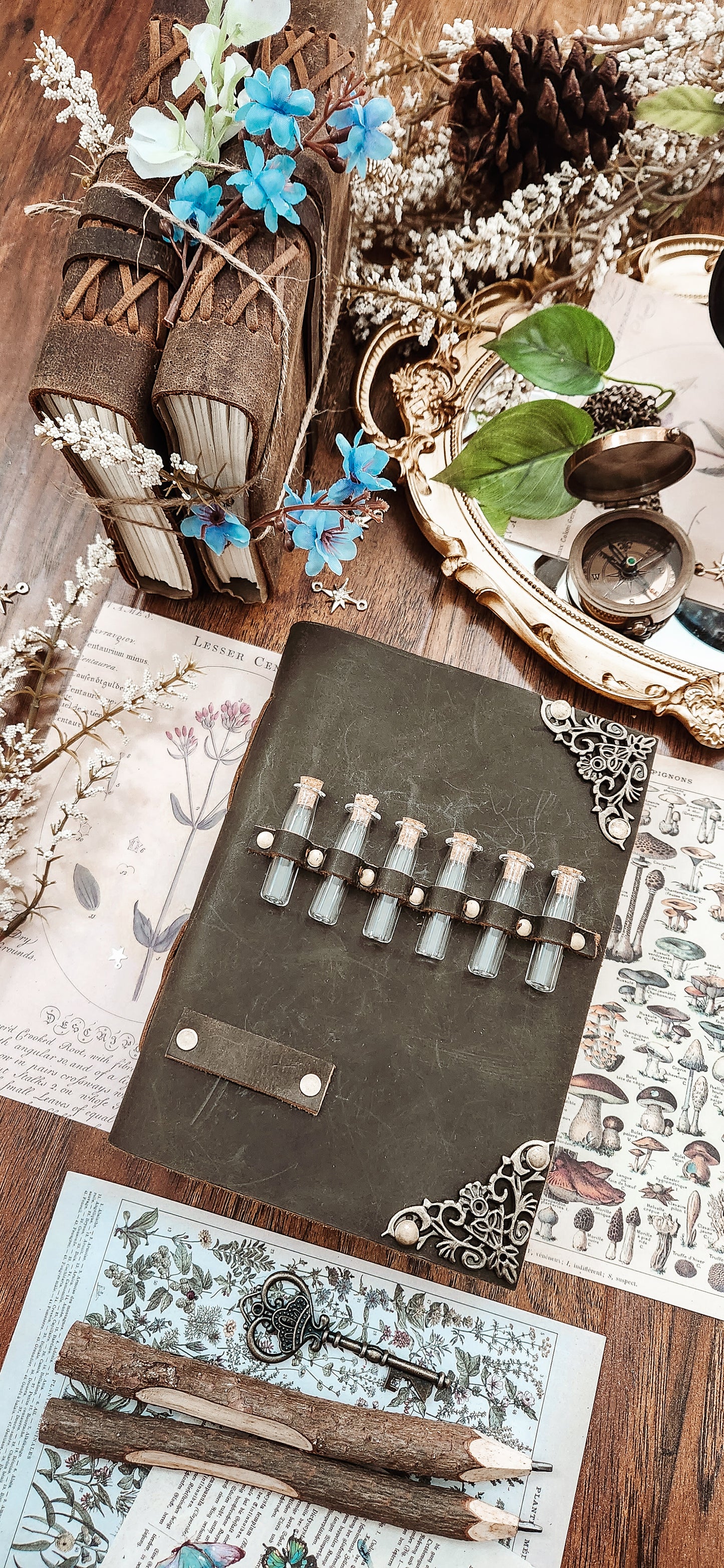 Book of potions leather Journal