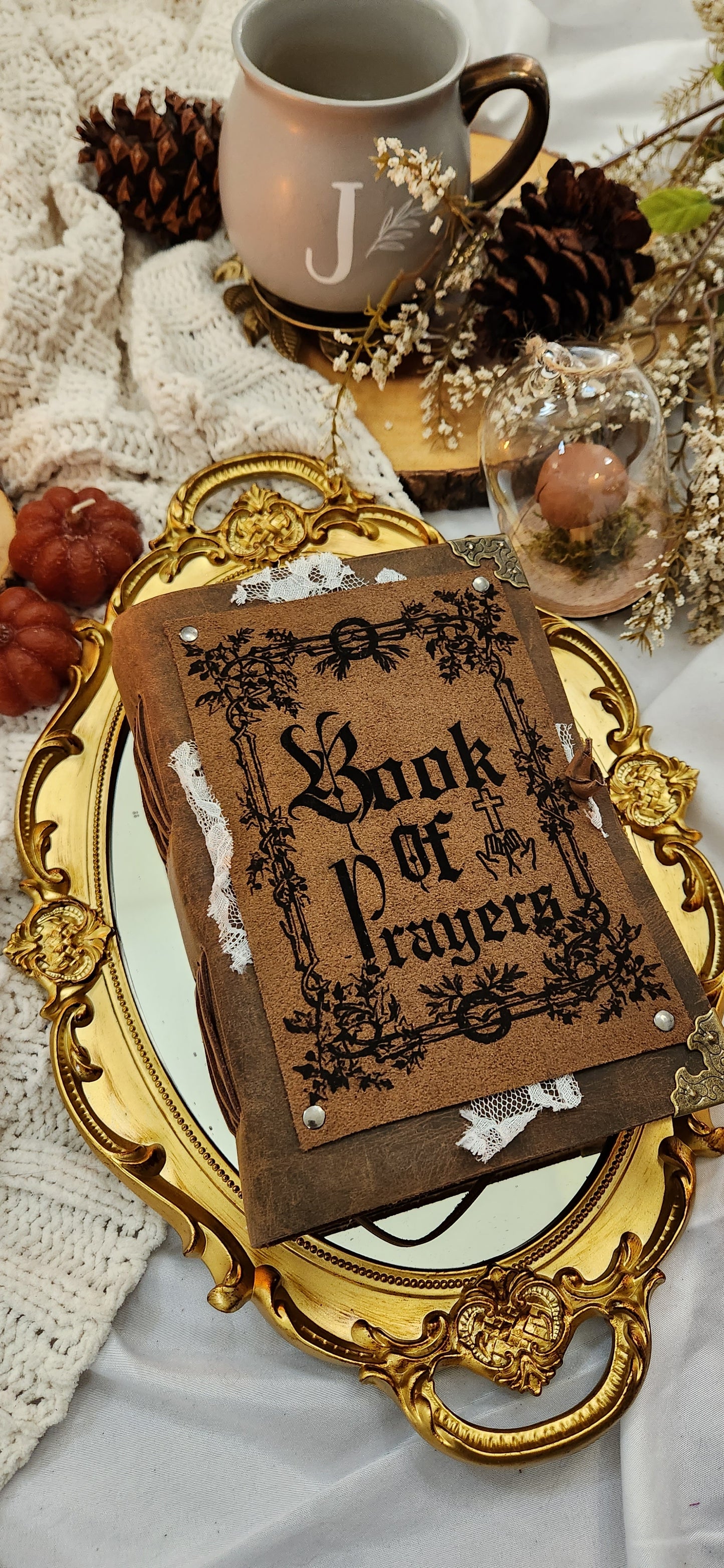 Book of Prayers leather journal & sketchbook