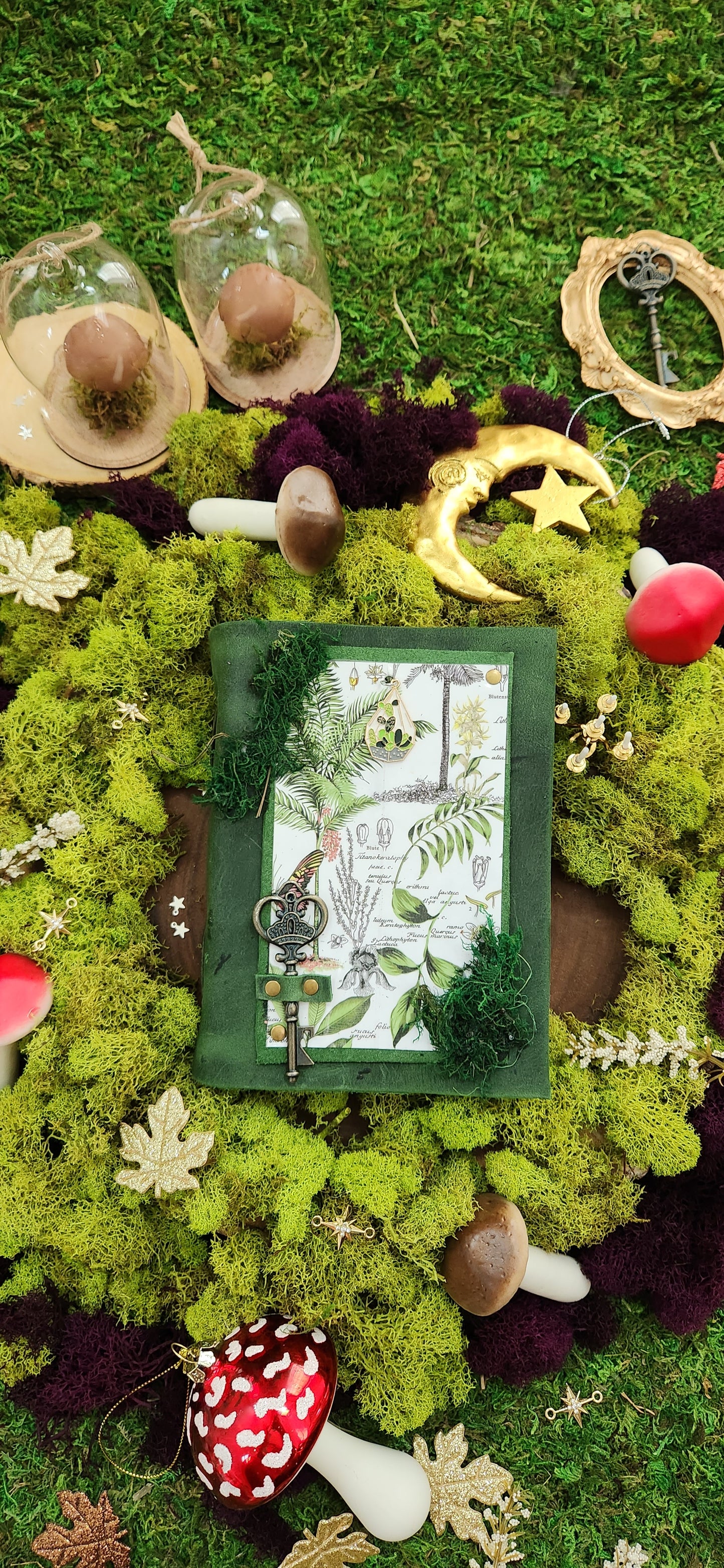 The Botanist Plant leather journal sketchbook