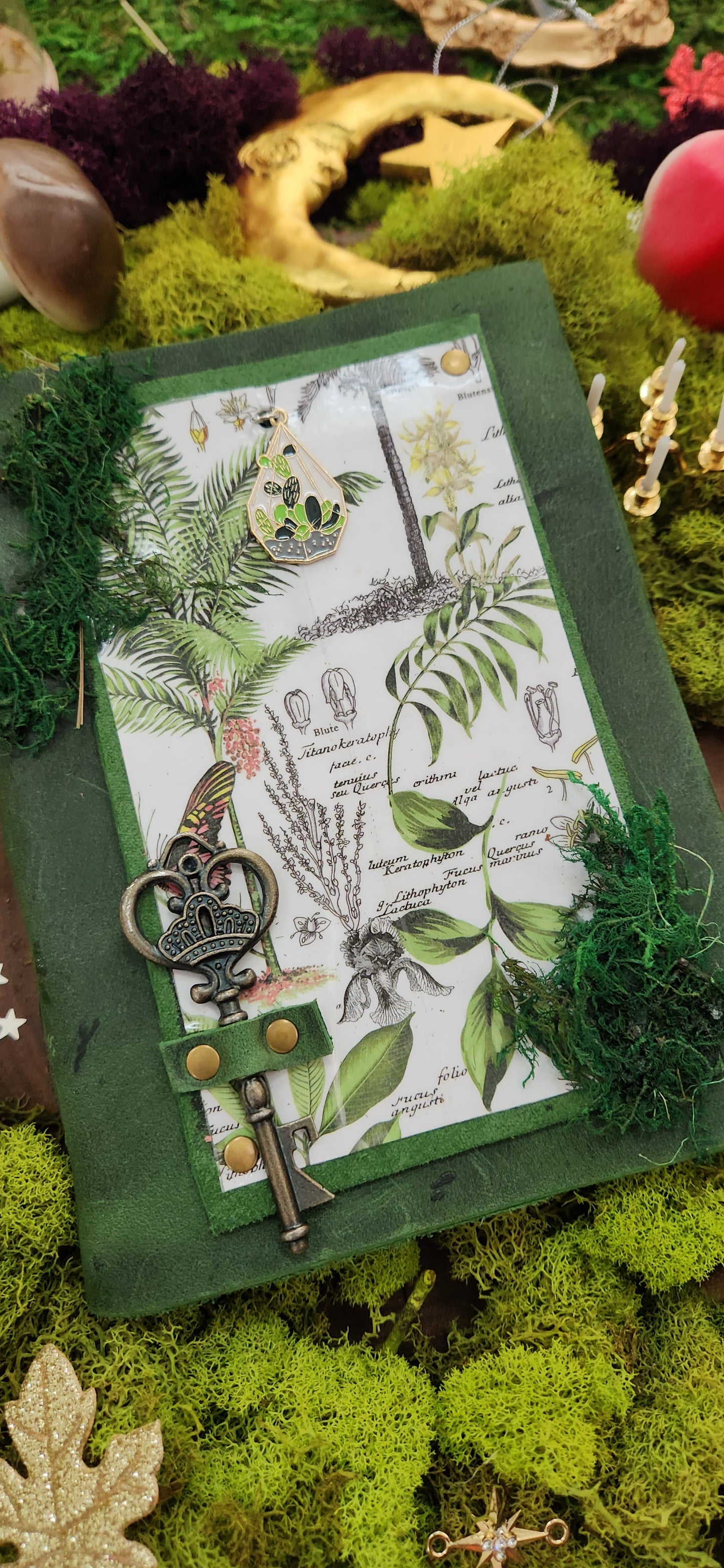 The Botanist Plant leather journal sketchbook