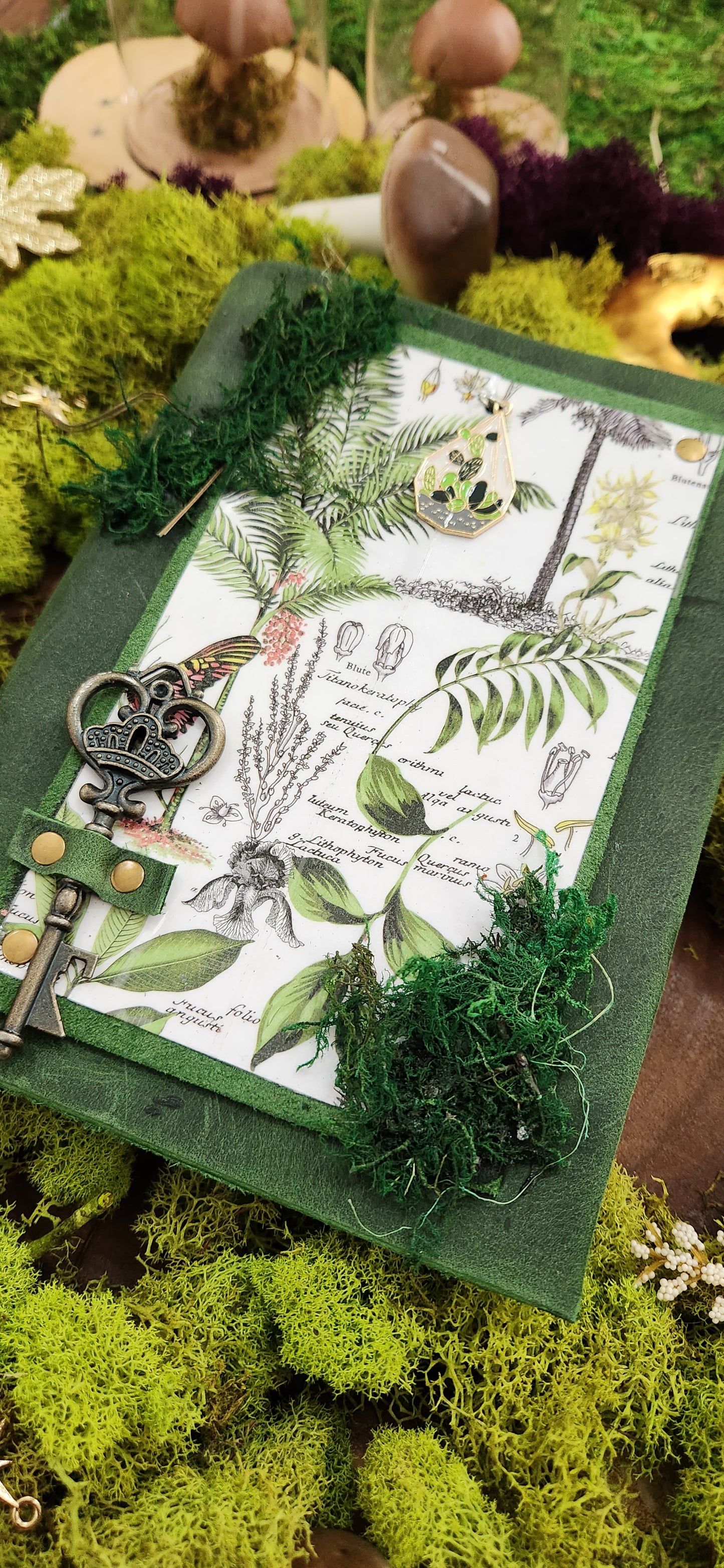 The Botanist Plant leather journal sketchbook