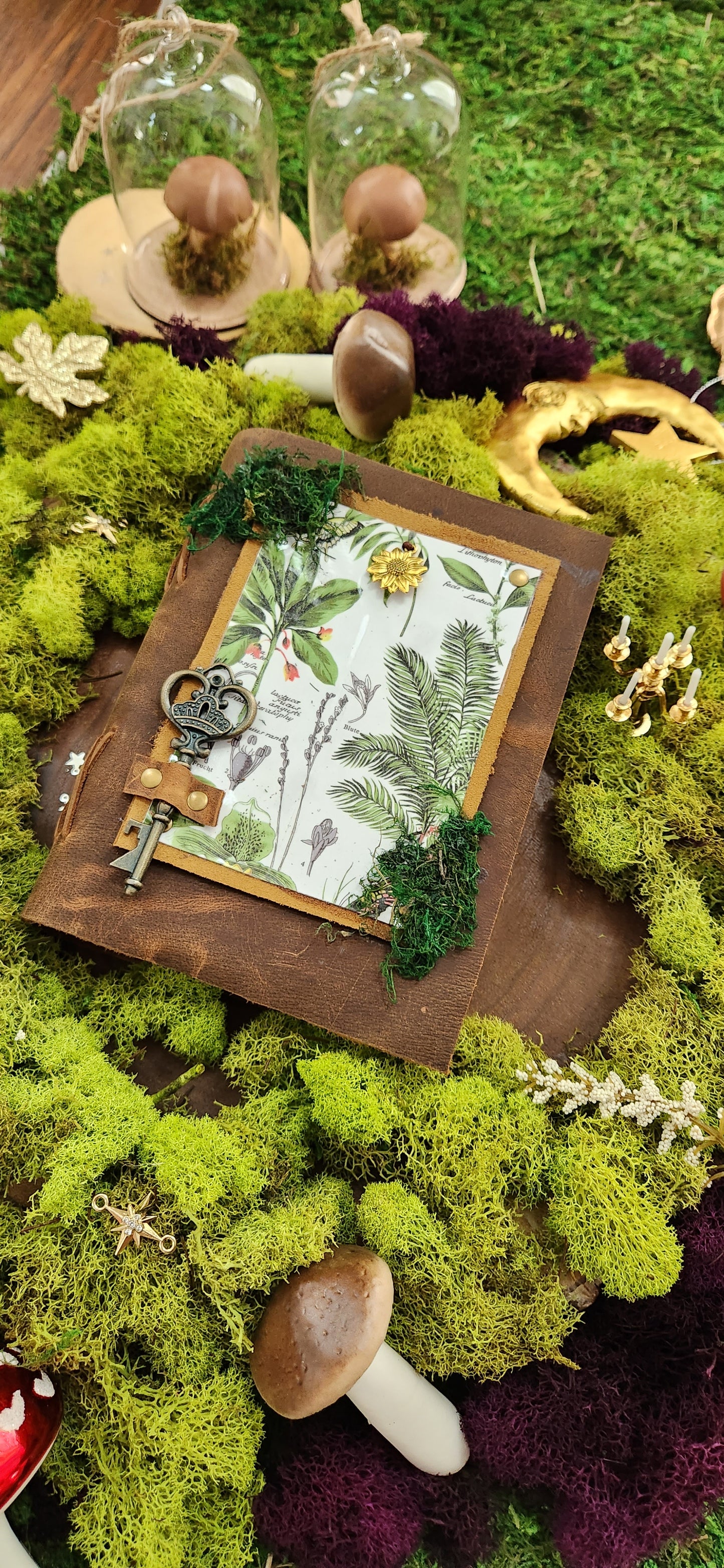 Botanist Plant leather Journal & sketchbook