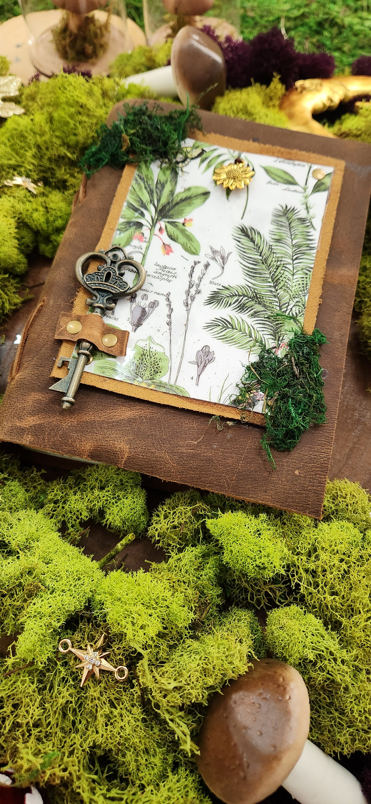 Botanist Plant leather Journal & sketchbook