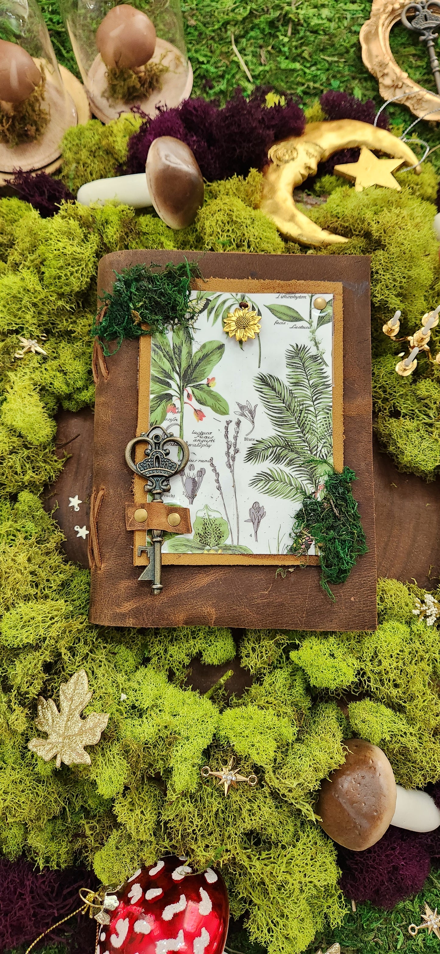 Botanist Plant leather Journal & sketchbook