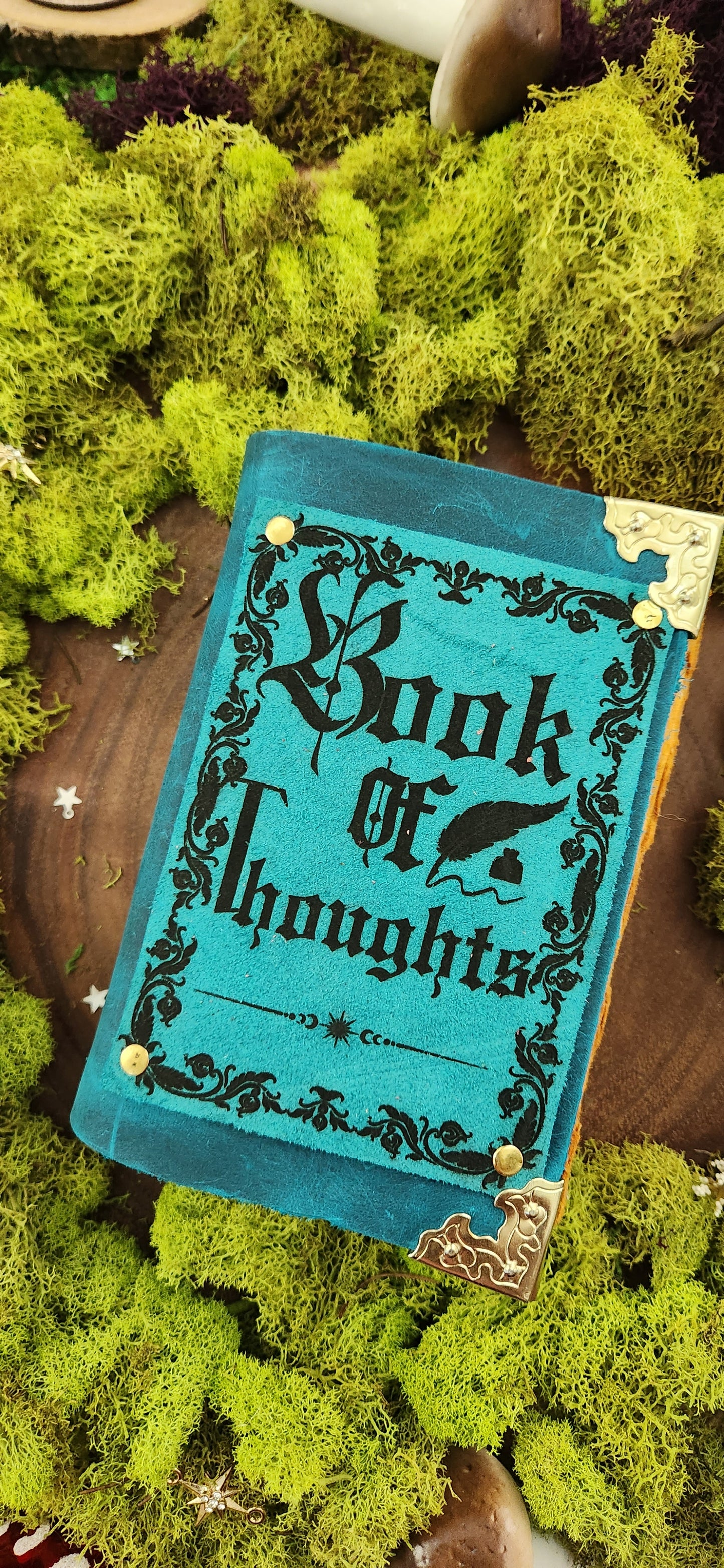 4x6 Book of thoughts leather journal