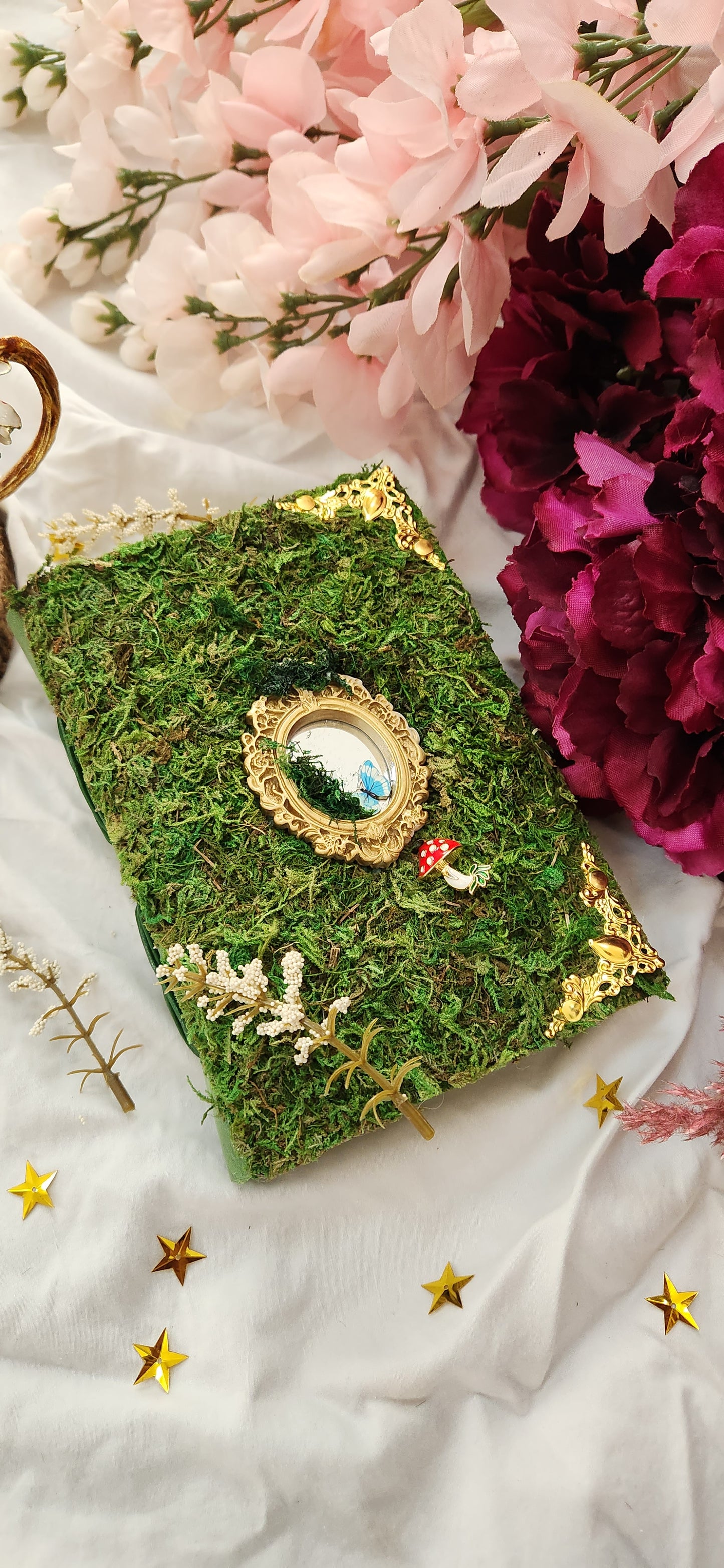 Fairy Mirror leather Journal & sketchbook