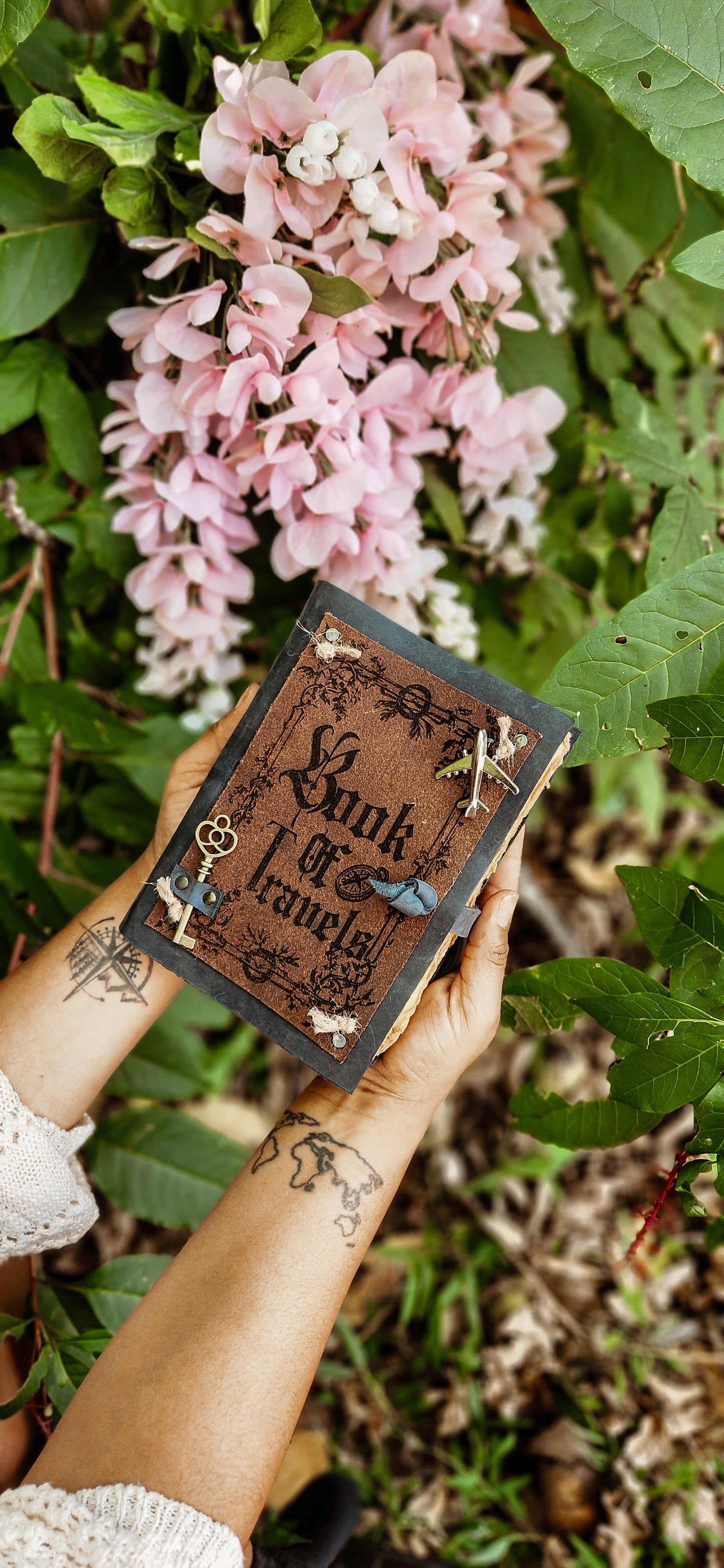 Book of Travels leather journal