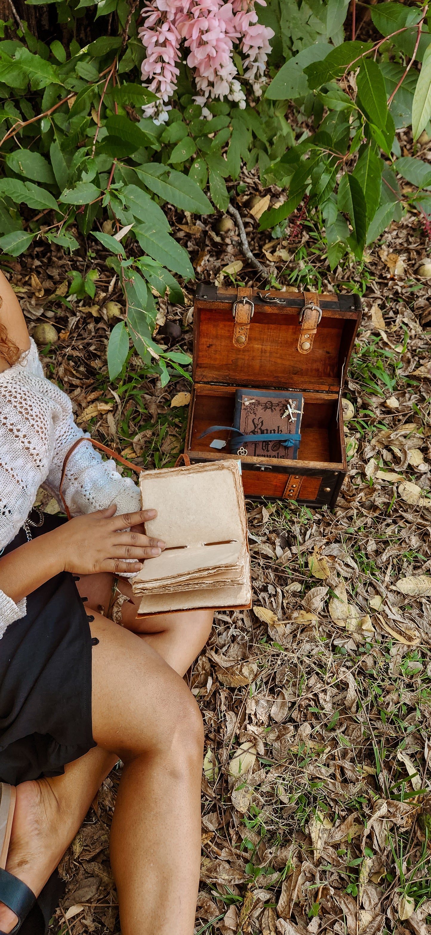 Book of Travels leather journal