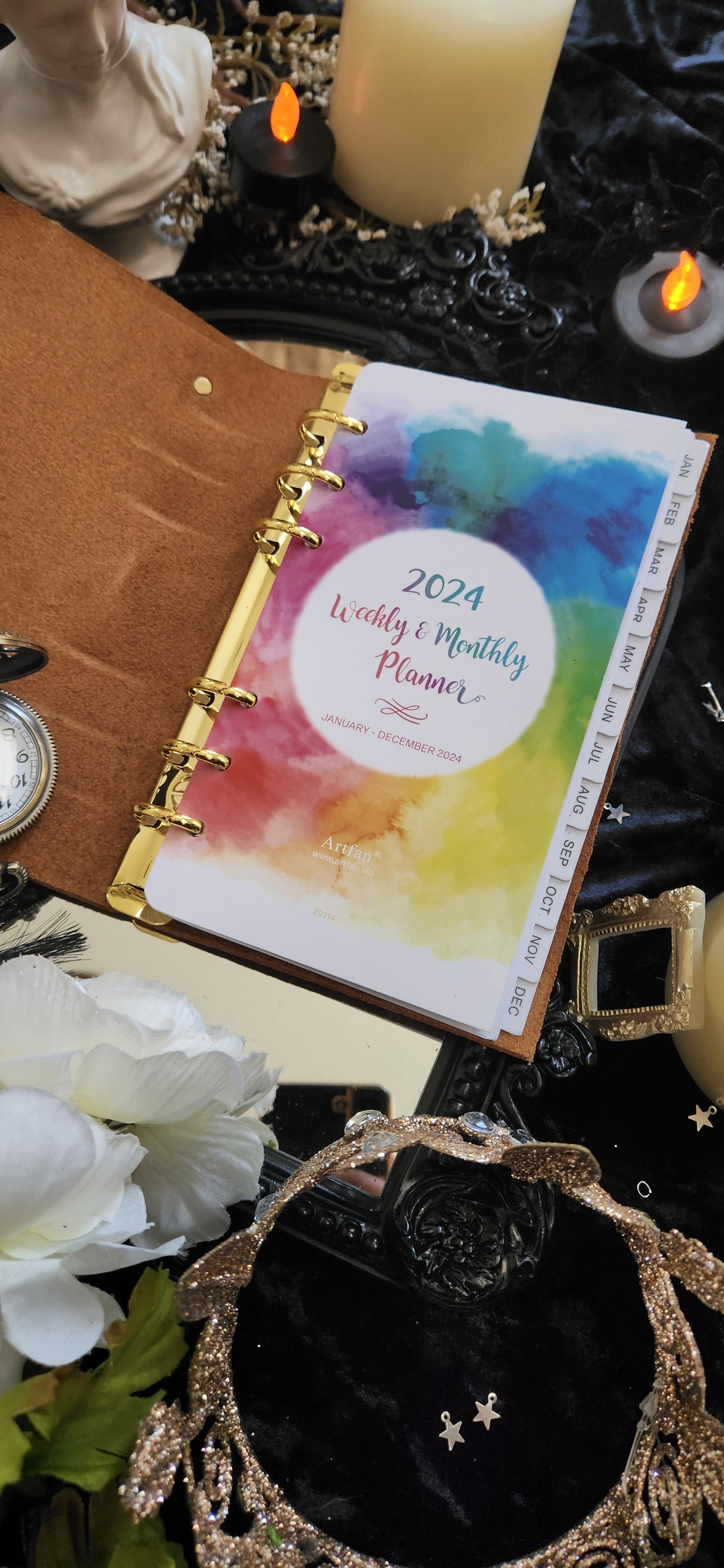 2024 Planner: A6 Book of Plans Refillable
