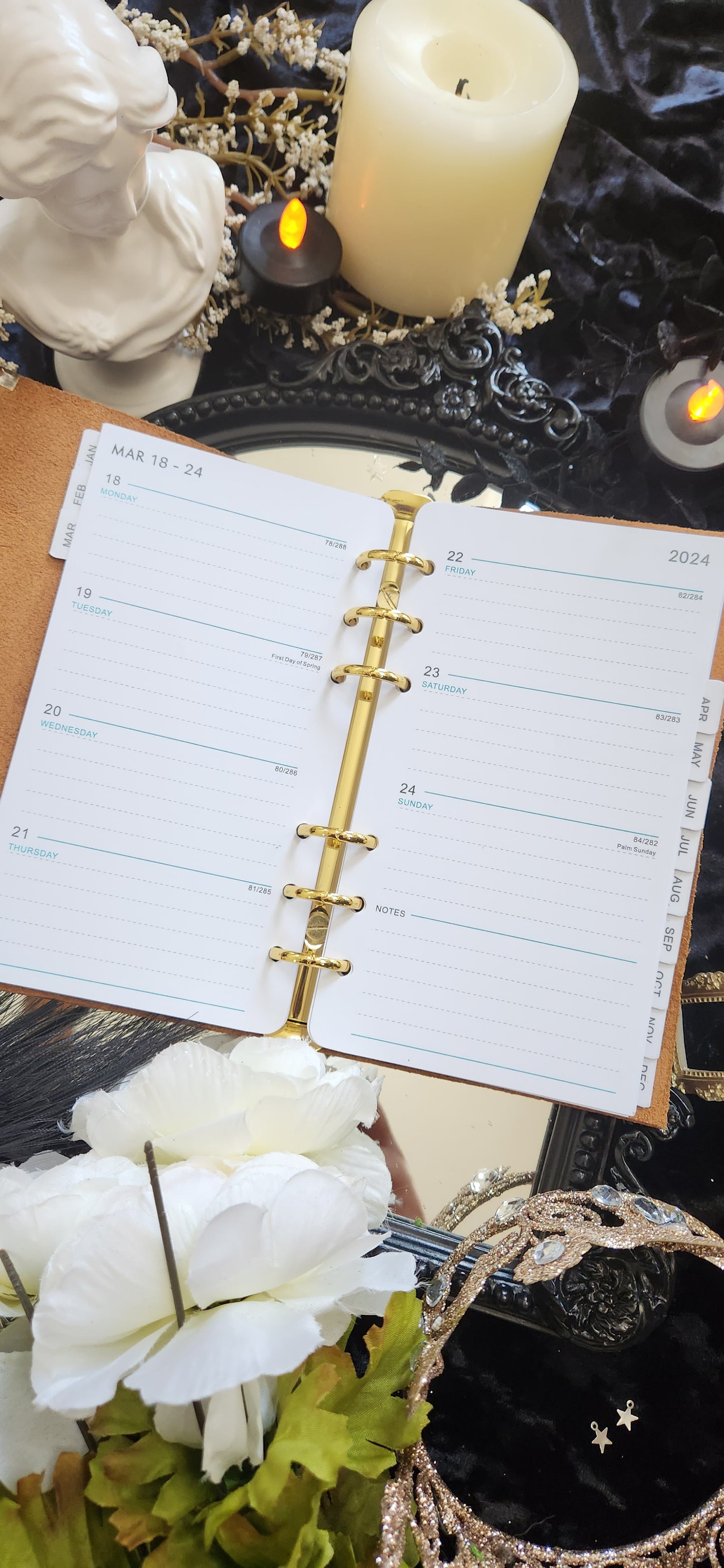 2024 Planner: A6 Book of Plans Refillable