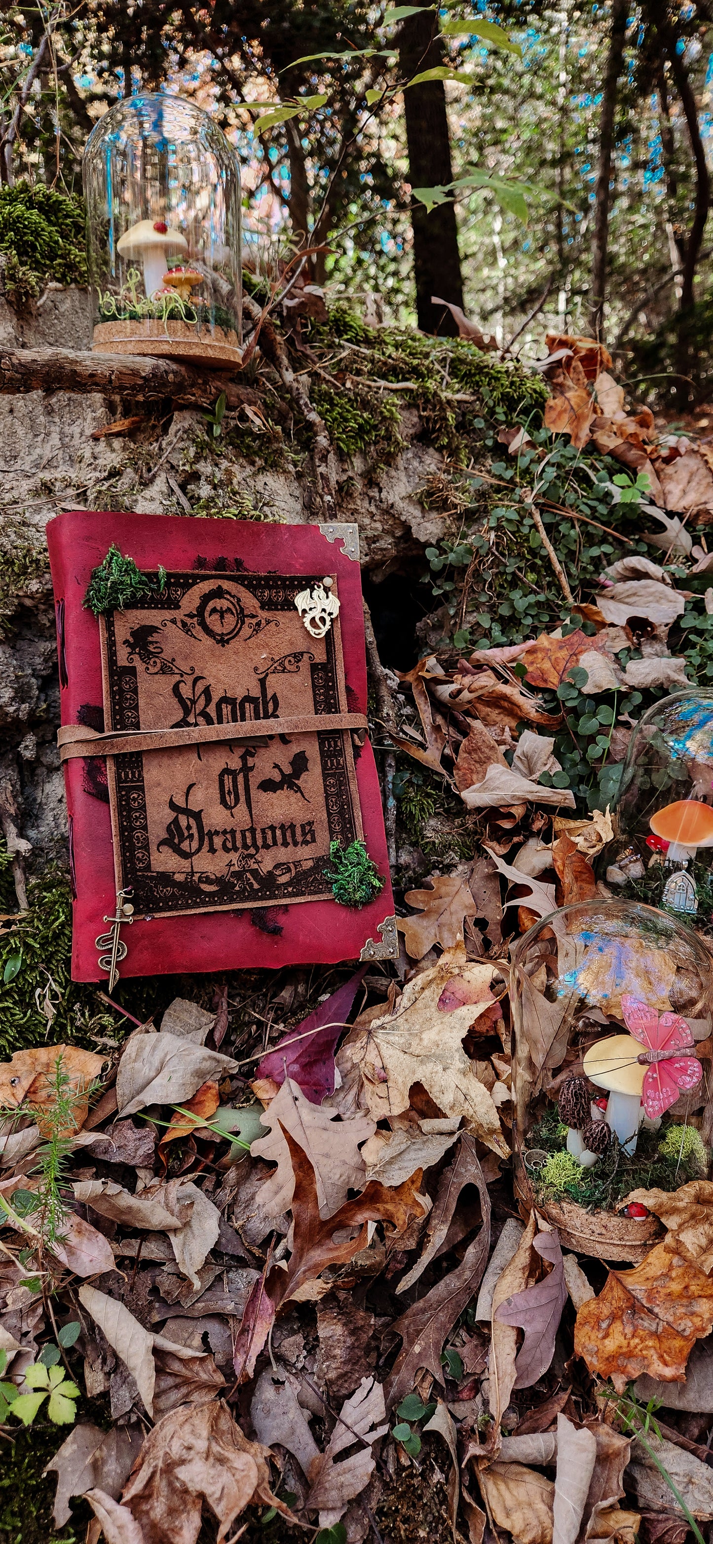 Book or Dragons leather journal & sketchbook
