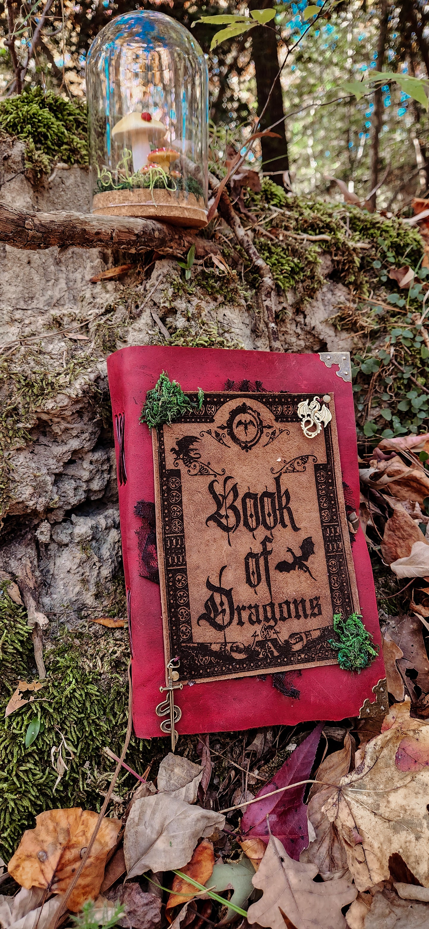 Book or Dragons leather journal & sketchbook
