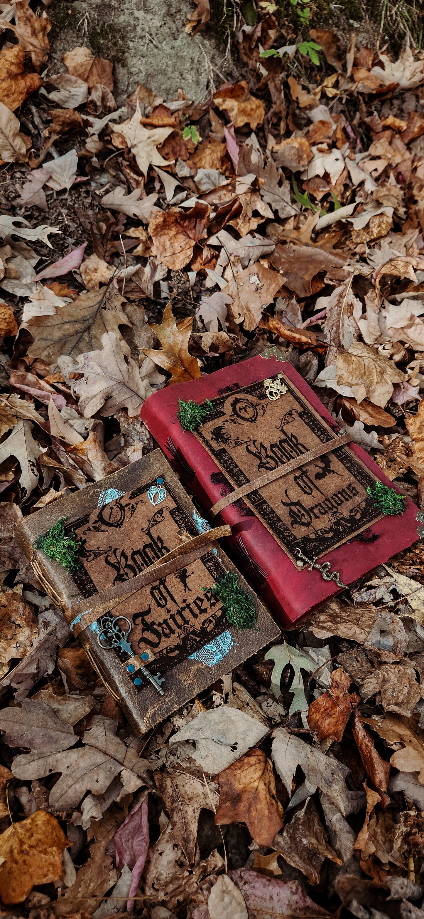 Book or Dragons leather journal & sketchbook