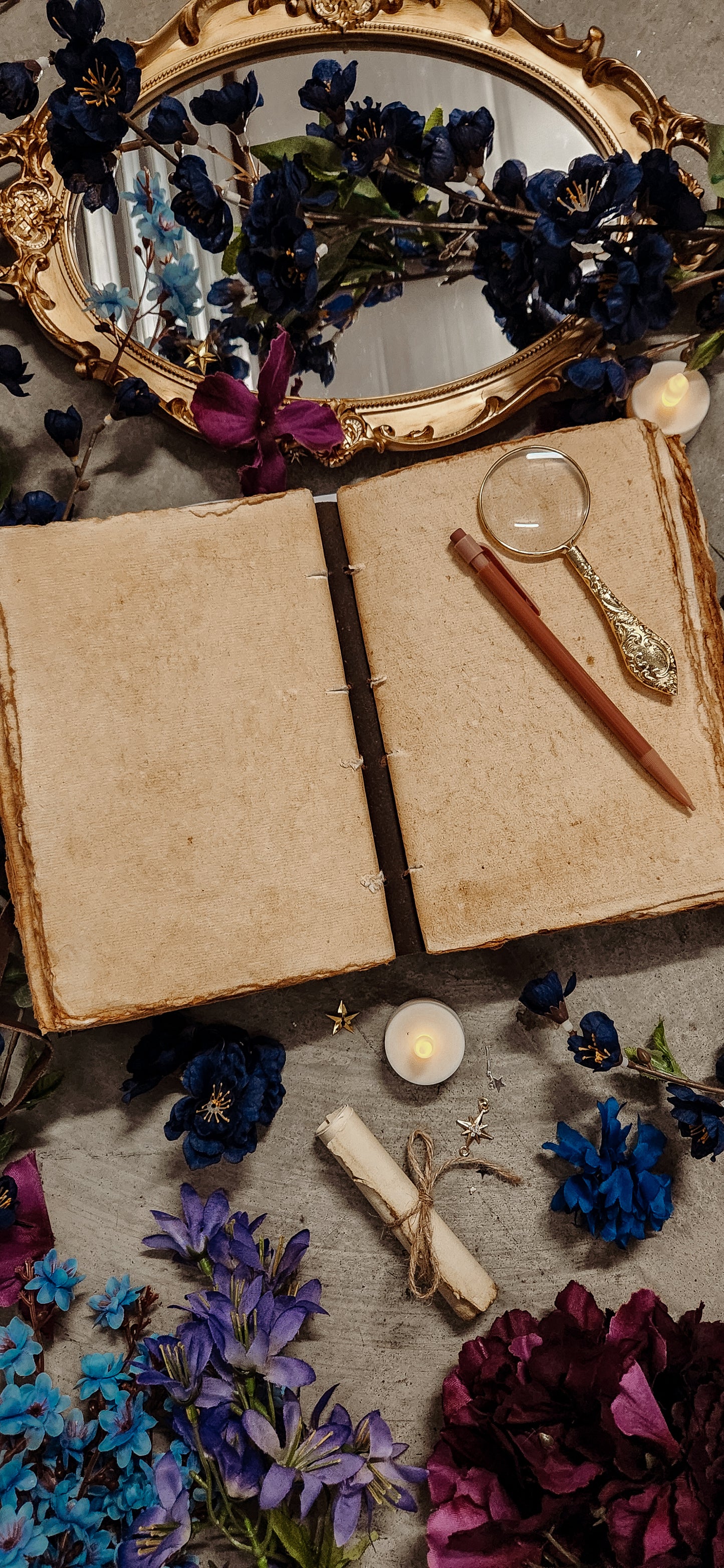 Book of Prosperity leather journal & sketchbook