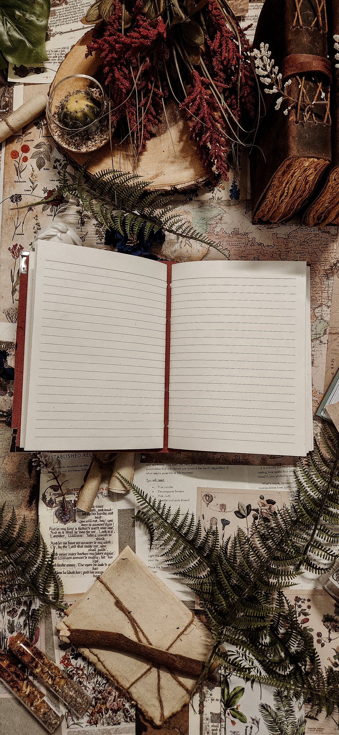 Bible study leather journal