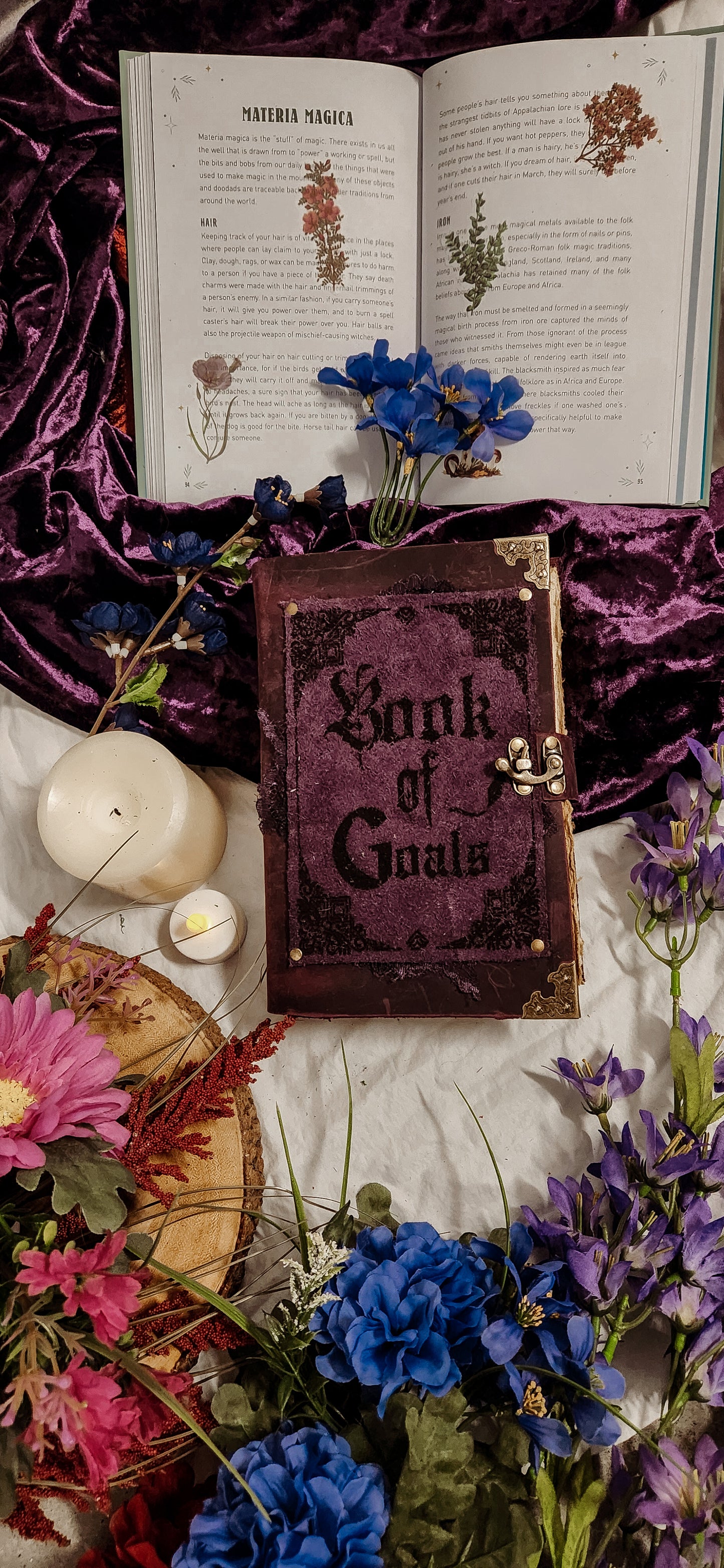 Book of Goals leather journal