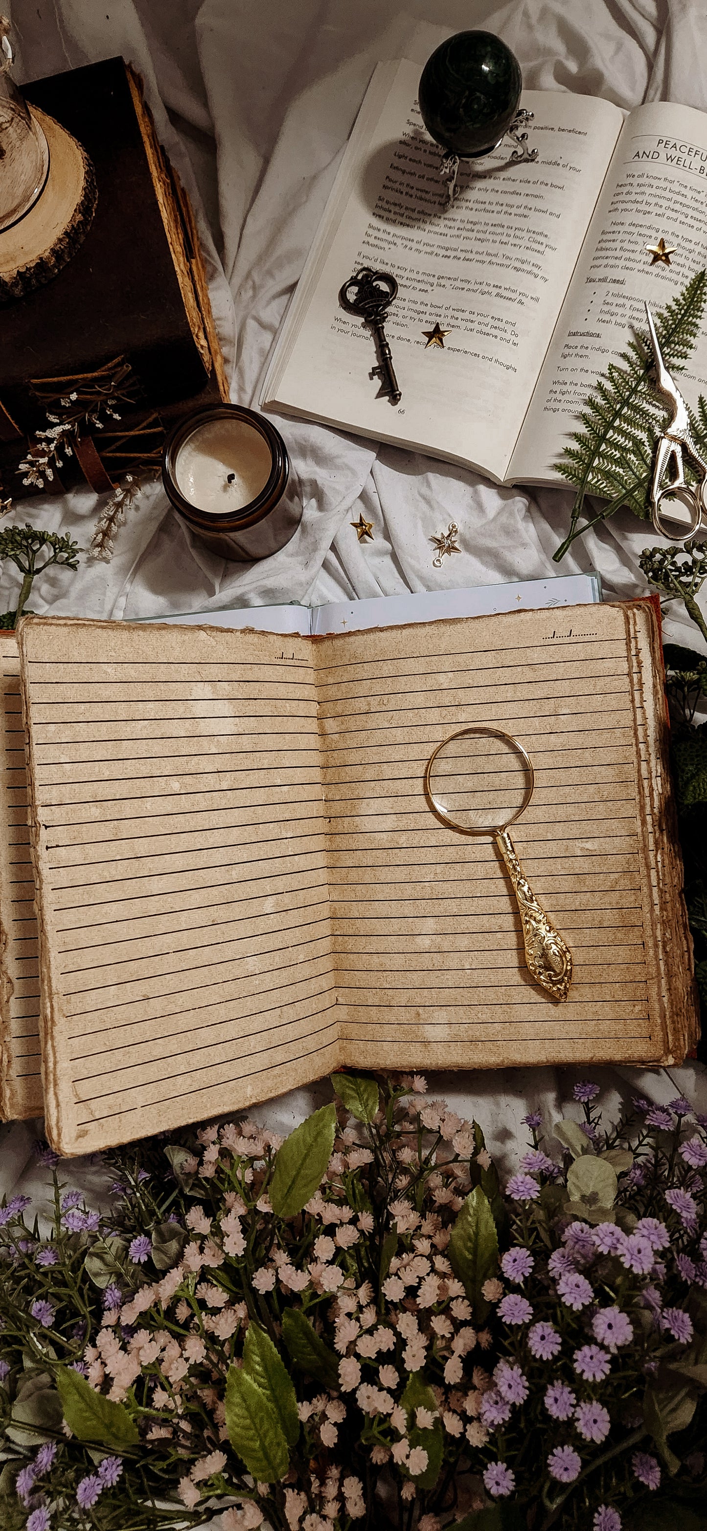 Book of self love leather journal