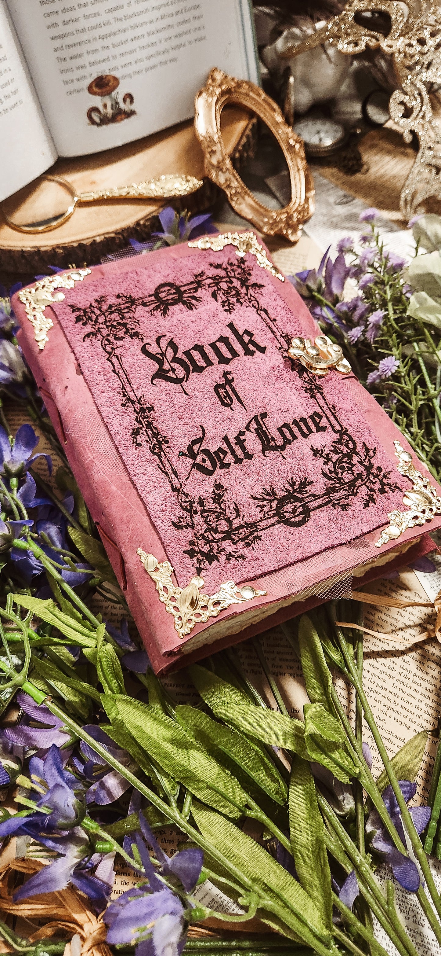 Book of self love leather journal