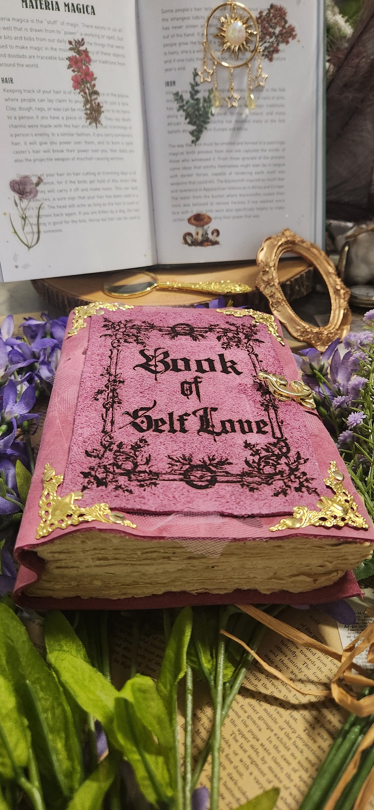Book of self love leather journal