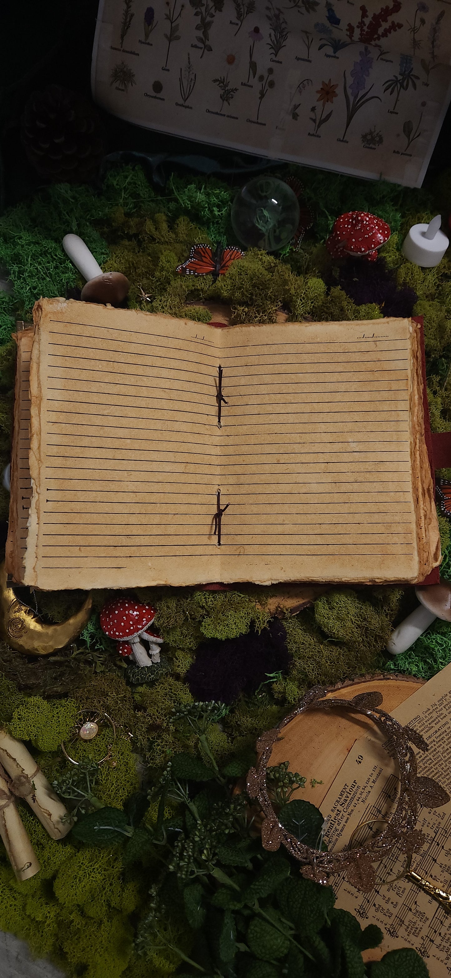 Book of magic leather journal