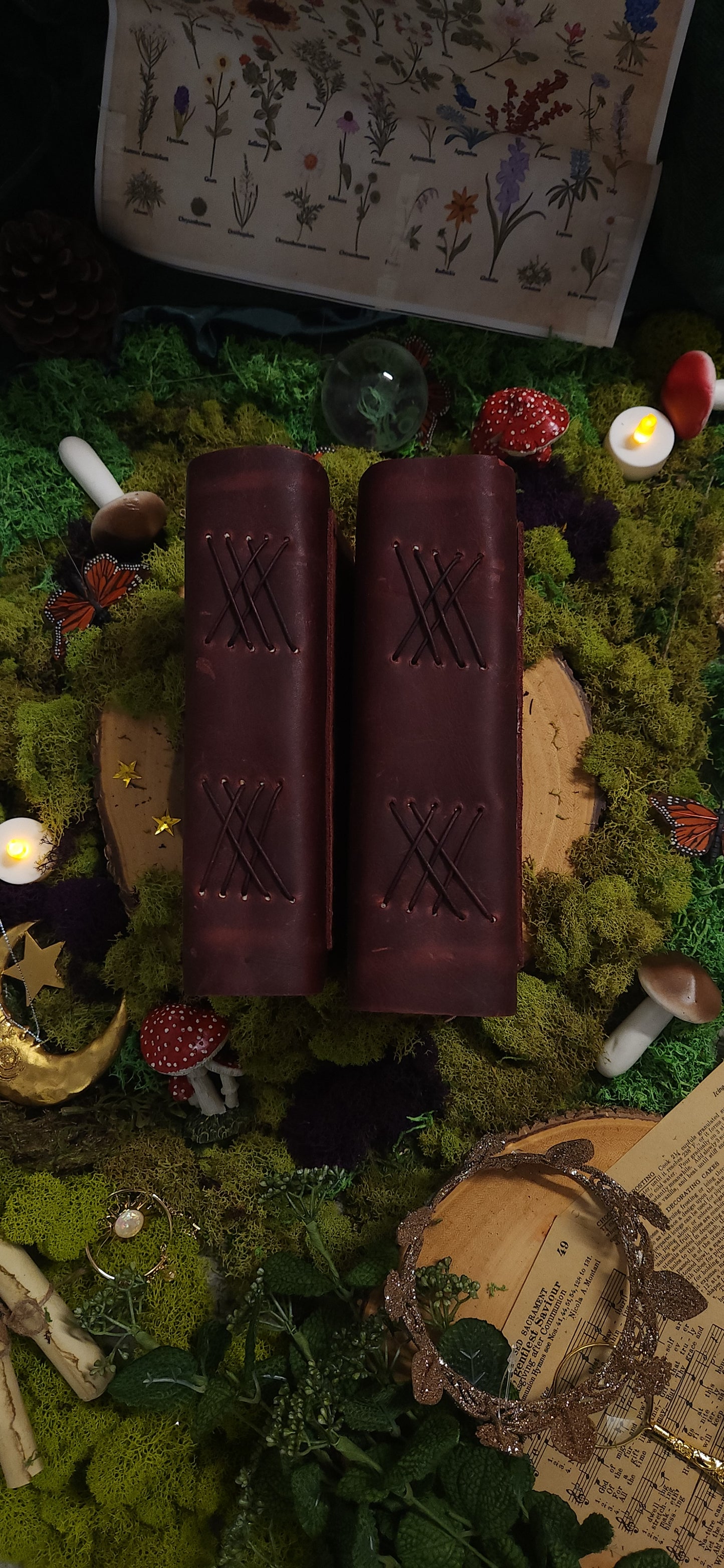 Book of Fuckery leather Journal