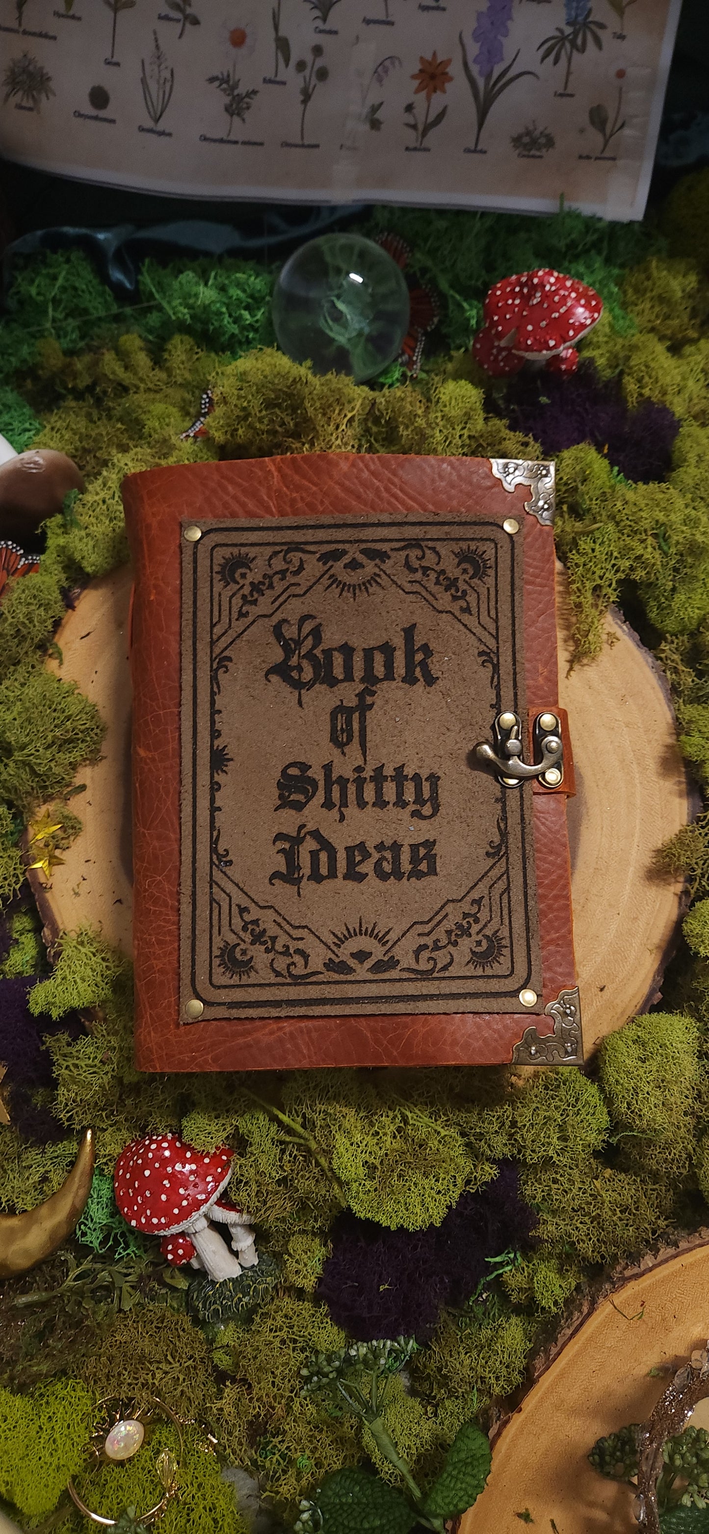 Book of Shitty Ideas leather journal