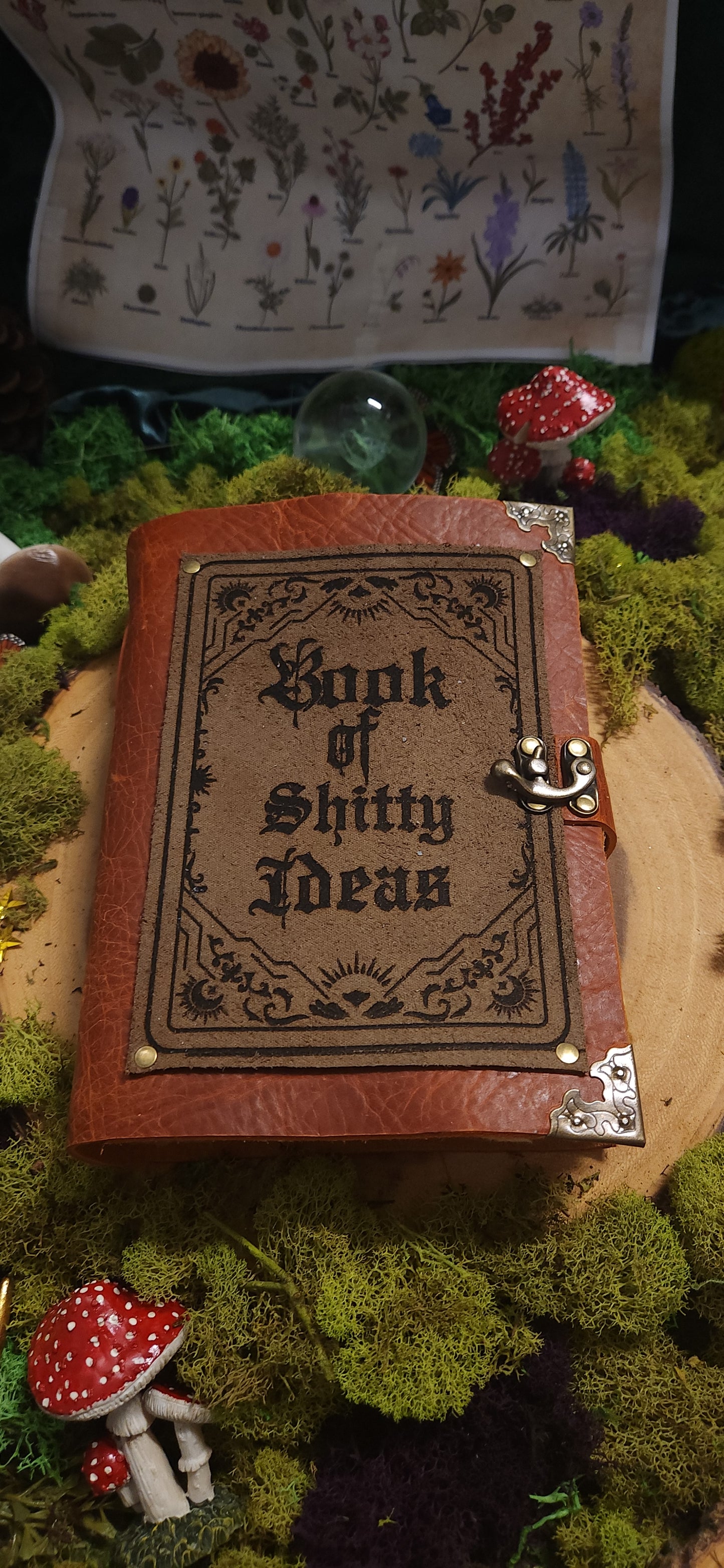 Book of Shitty Ideas leather journal