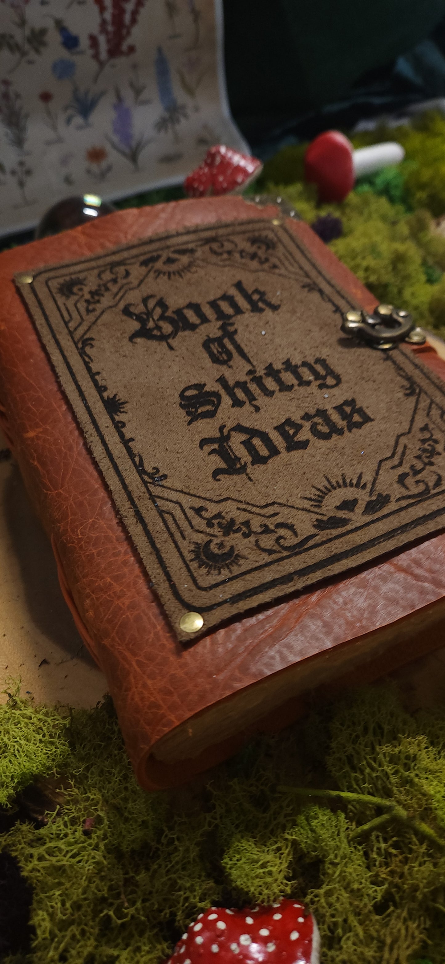 Book of Shitty Ideas leather journal