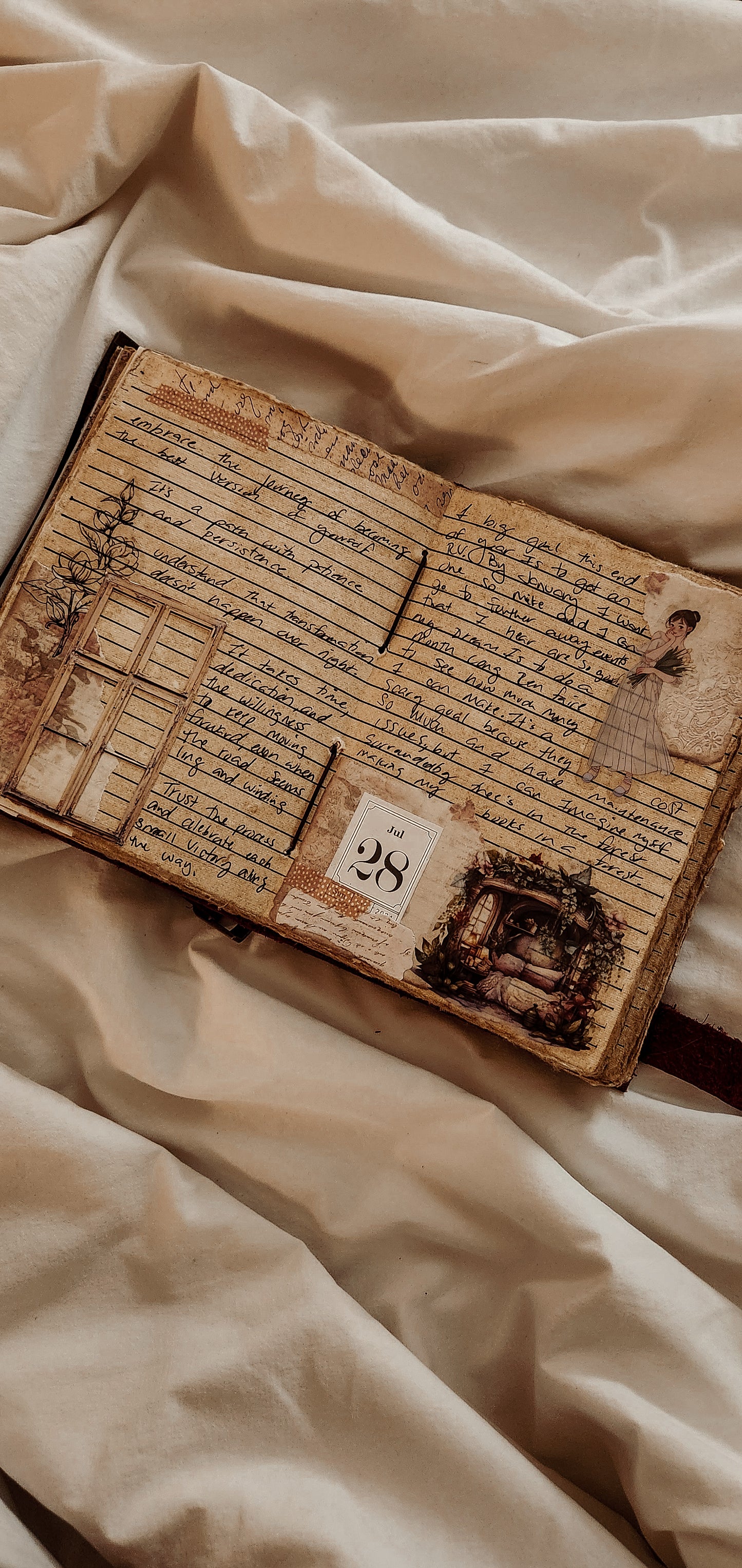 Encyclopedia of spells and potions leather journal