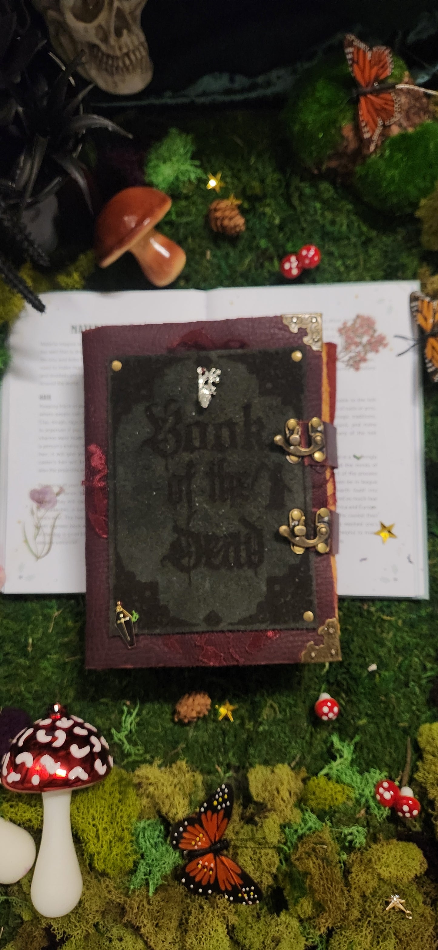 Book of the dead leather journal