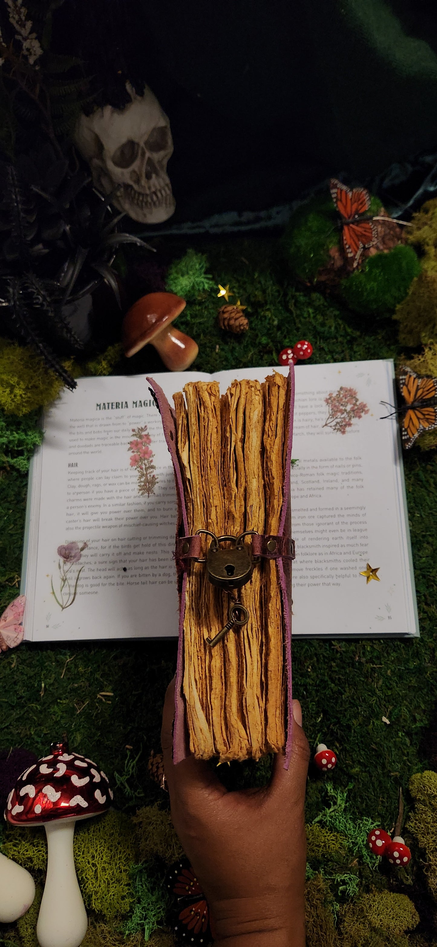 Book of Secrets leather journal